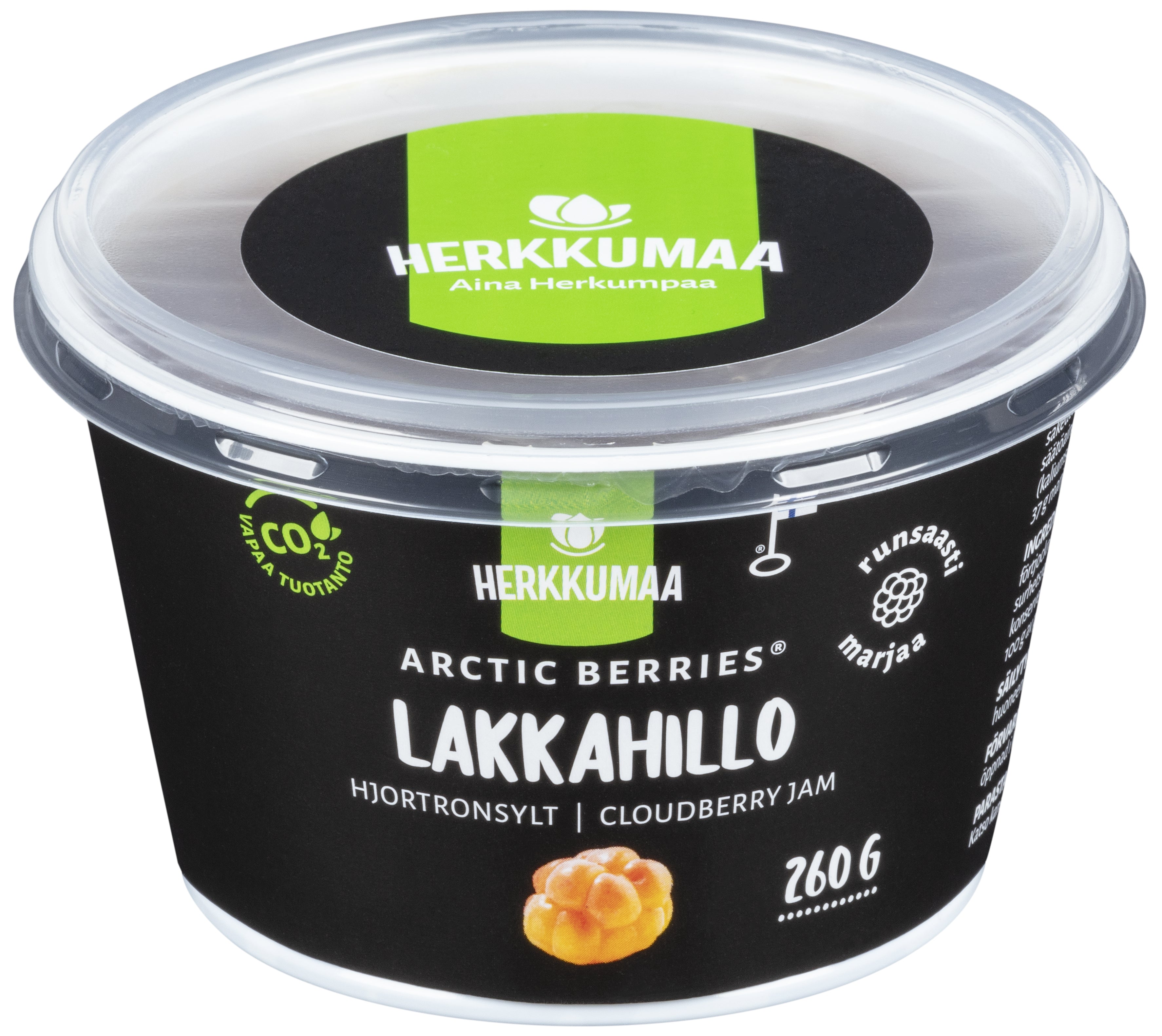 Herkkumaa Baies arctiques Lakkahillo 260g