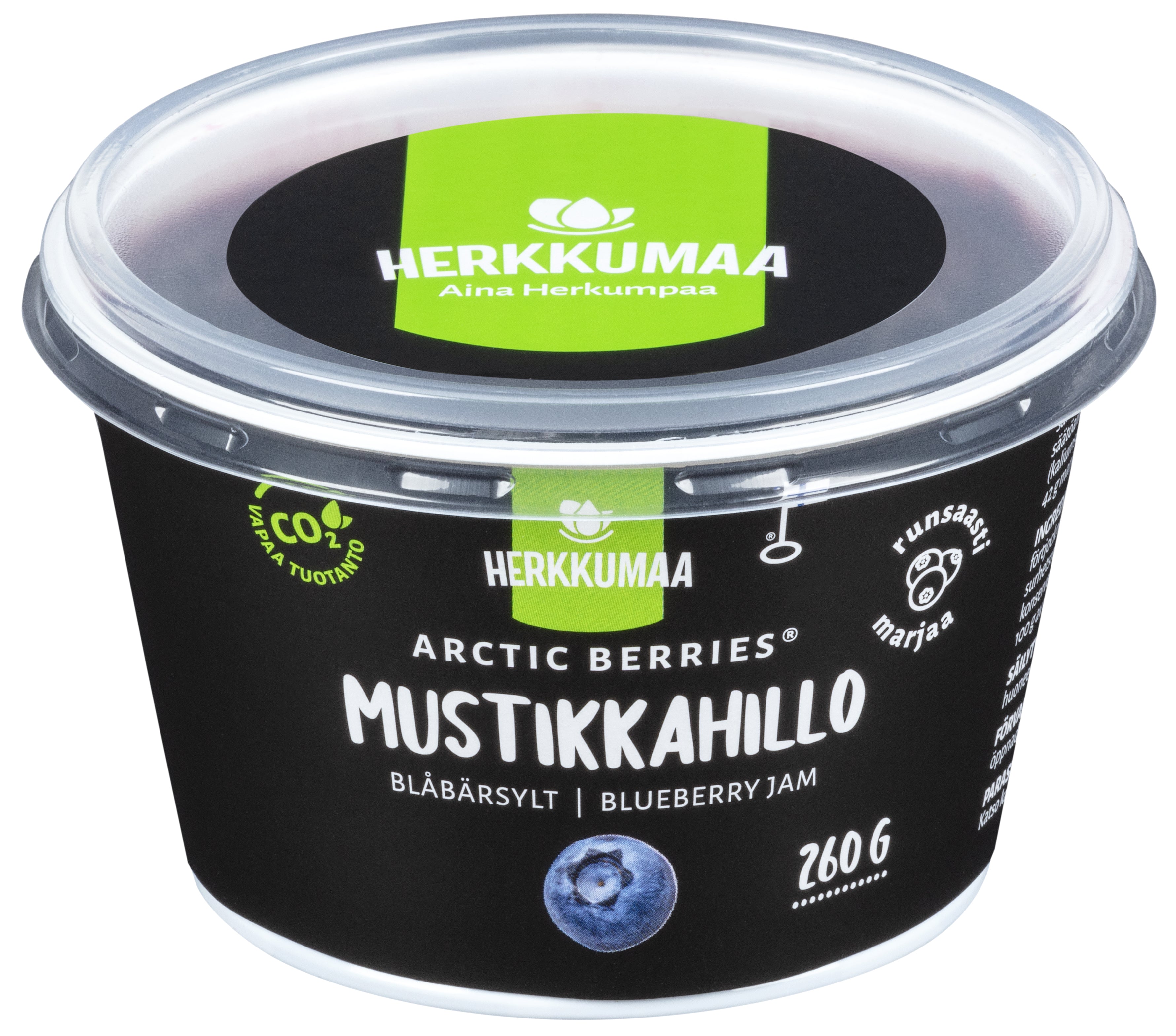 Herkkumaa Baies arctiques Mustikkahillo 260g