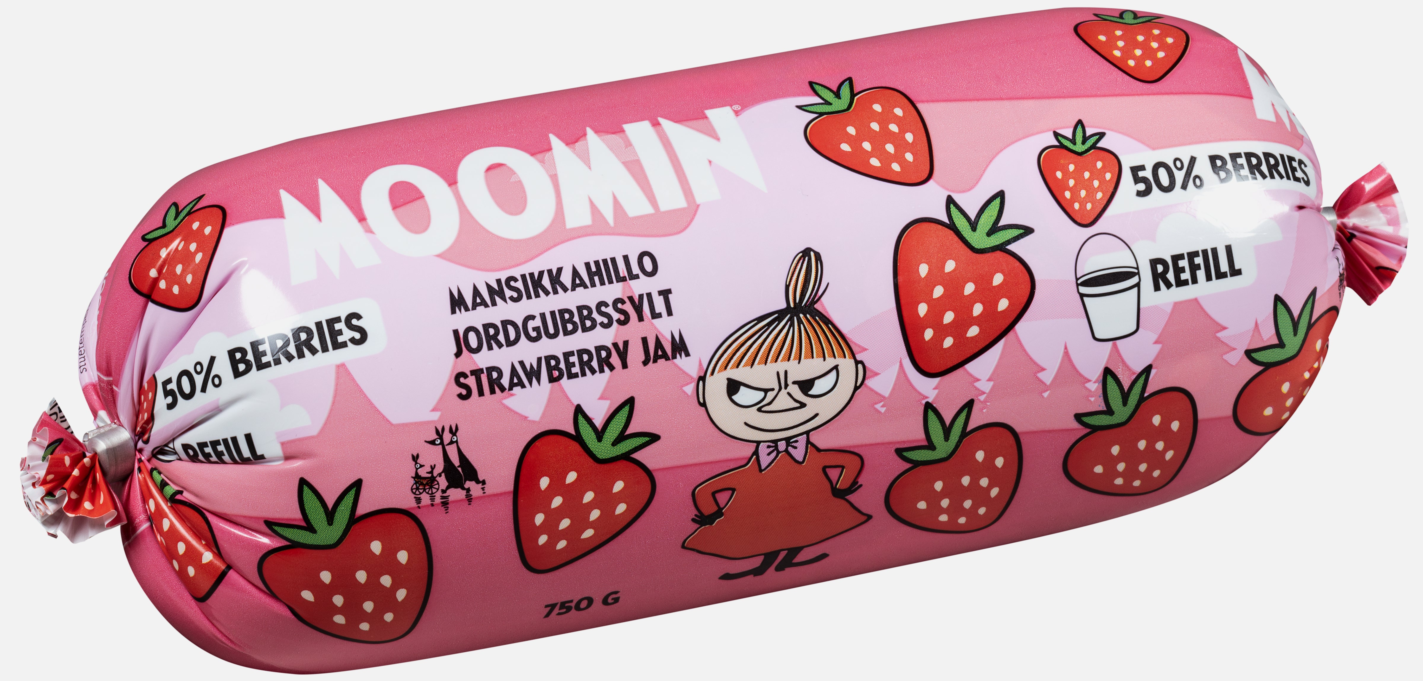 Moomin Mansikkahillo Refill 750g