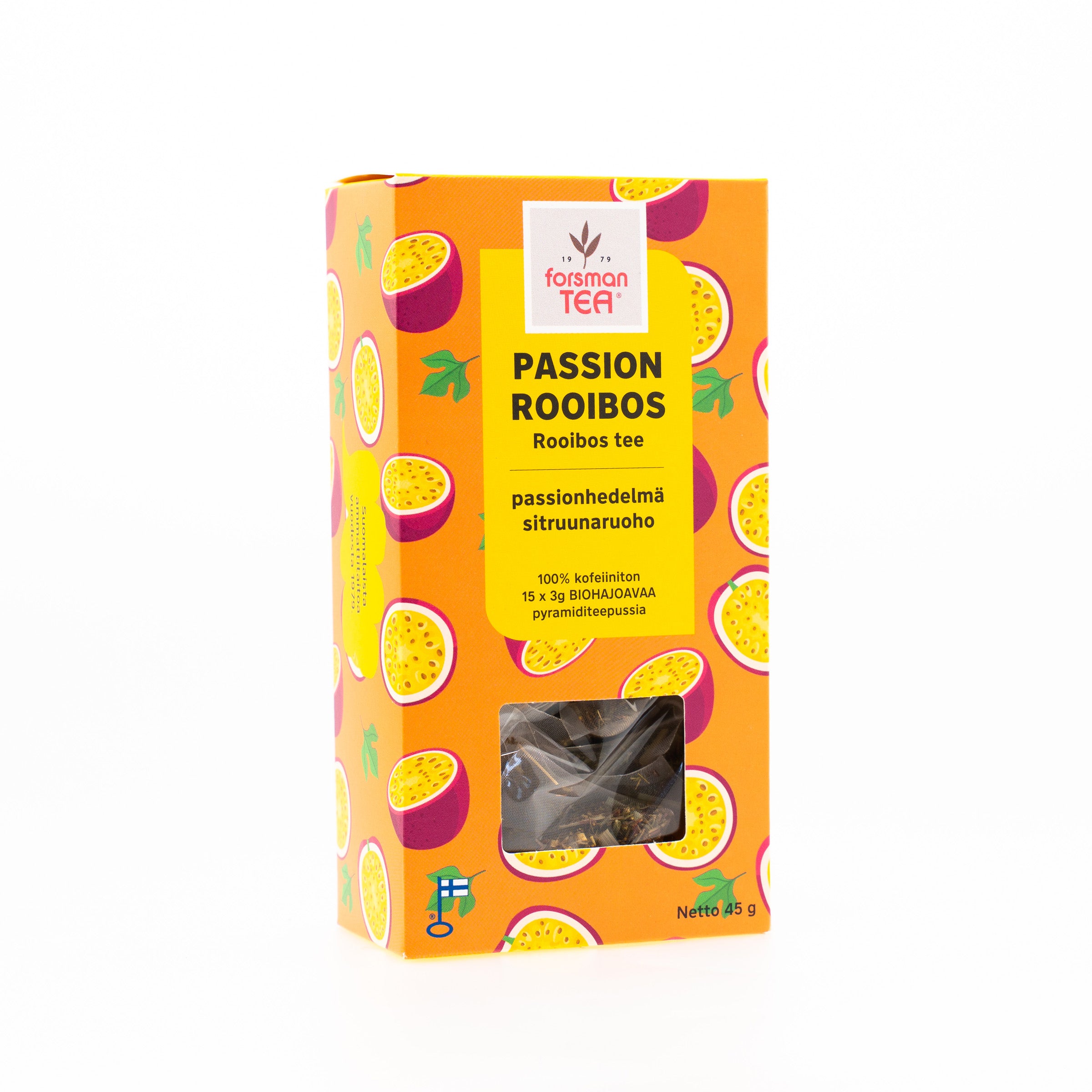 Forsman Pyramid Passion Rooibos maustettu yrttitee 15x3g