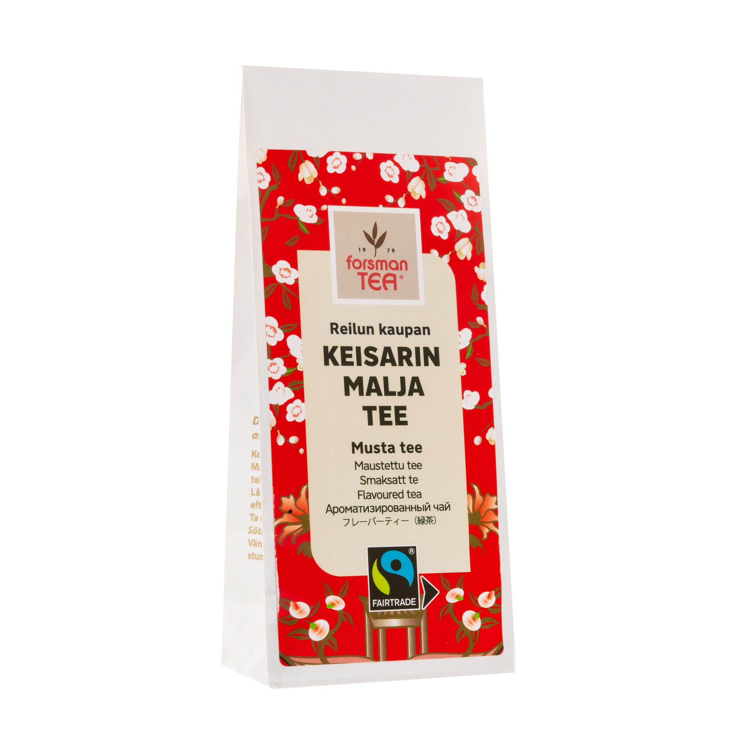Forsman tea Keisarin Malja Reilun kaupan musta maustettu irtotee 60 g