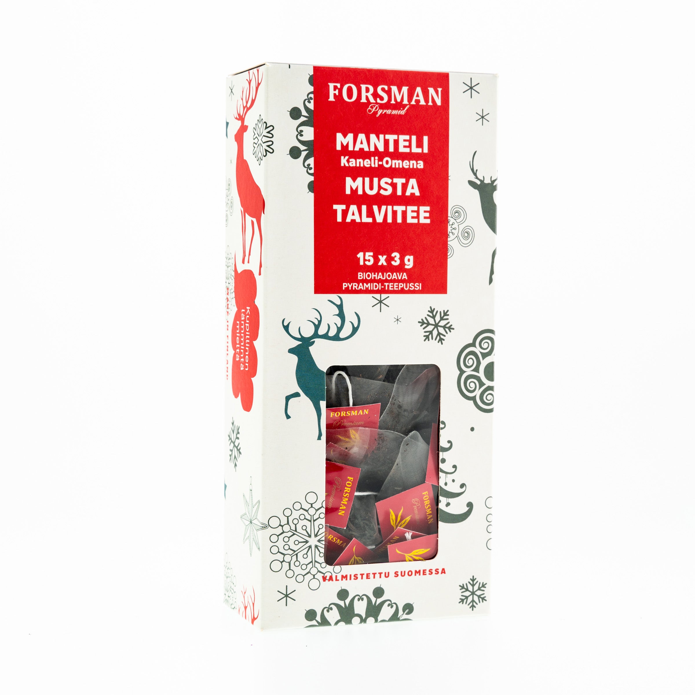 Forsman 45 g Pyramid Manteli Kaneli Omena tee 15psx3g