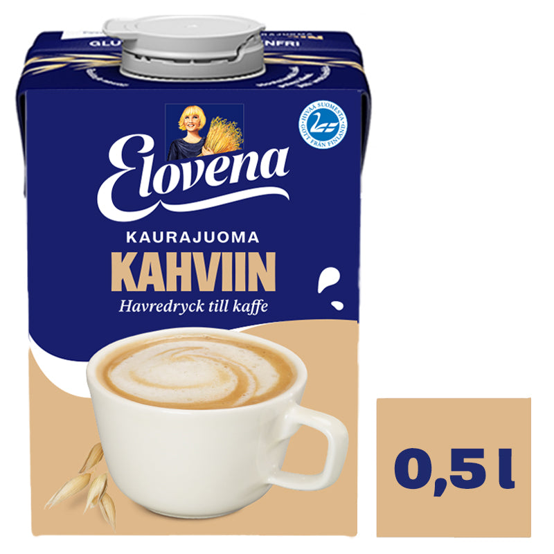 Elovena 0,5l kaurajuoma kahviin