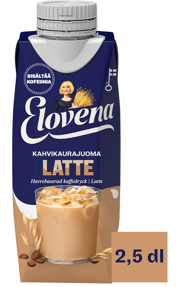Elovena 2,5dl jääkahvi kaurapohjainen kahvijuoma