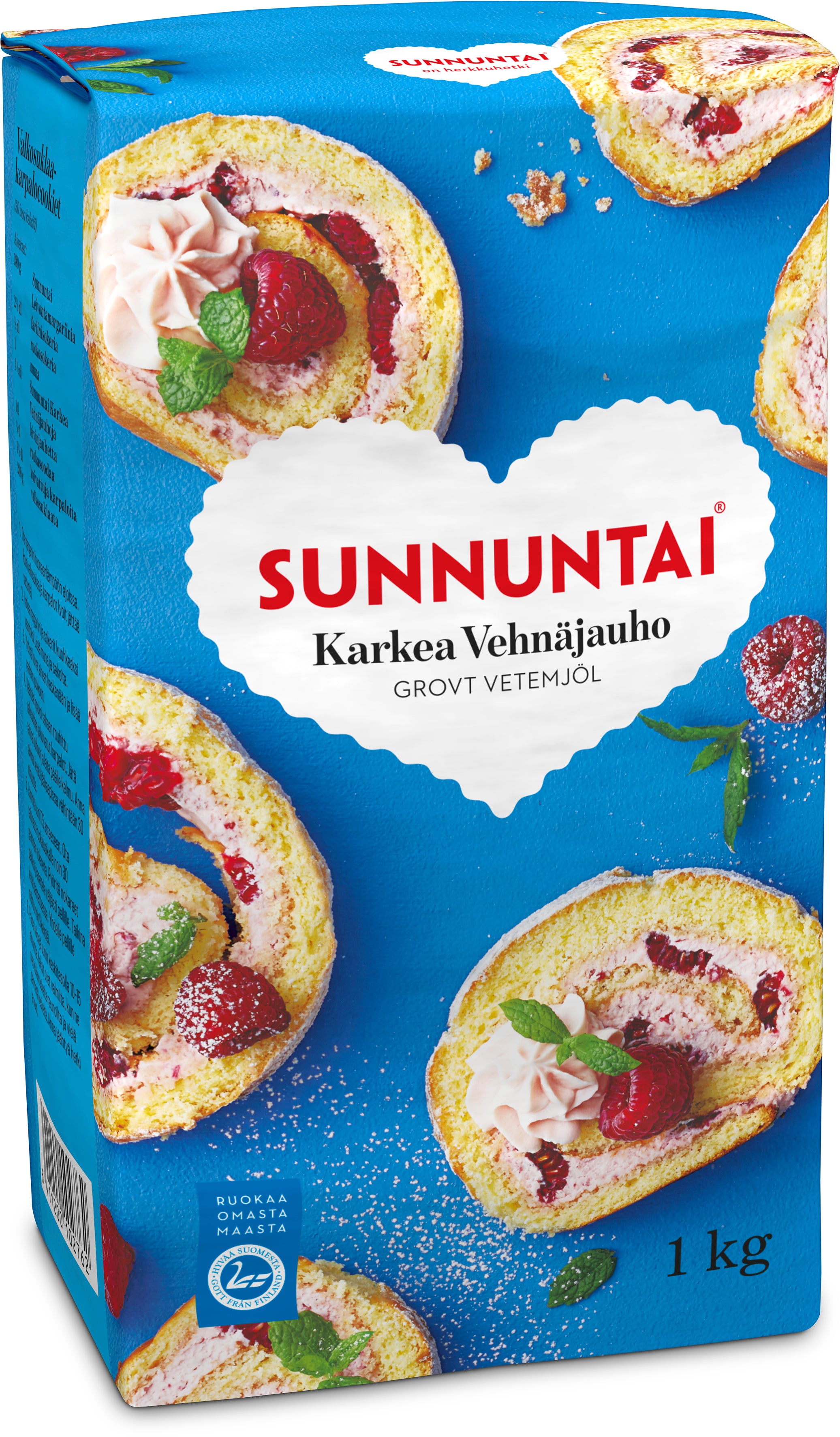 Sunnuntai 1kg karkea vehnäjauho