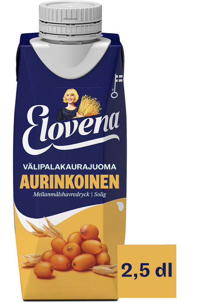 Elovena 2,5dl aurinkoinen välipalakaurajuoma