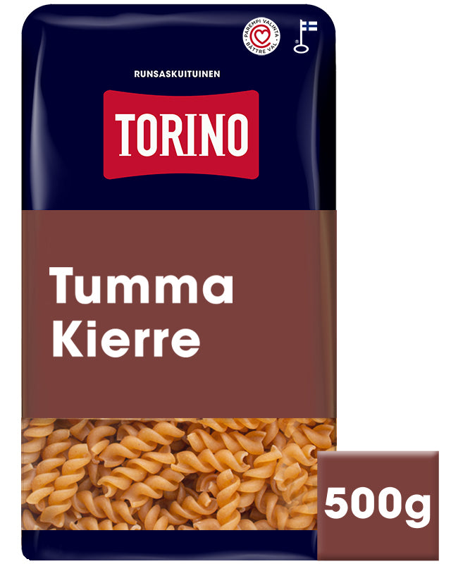 Torino 500g tumma kierrepasta