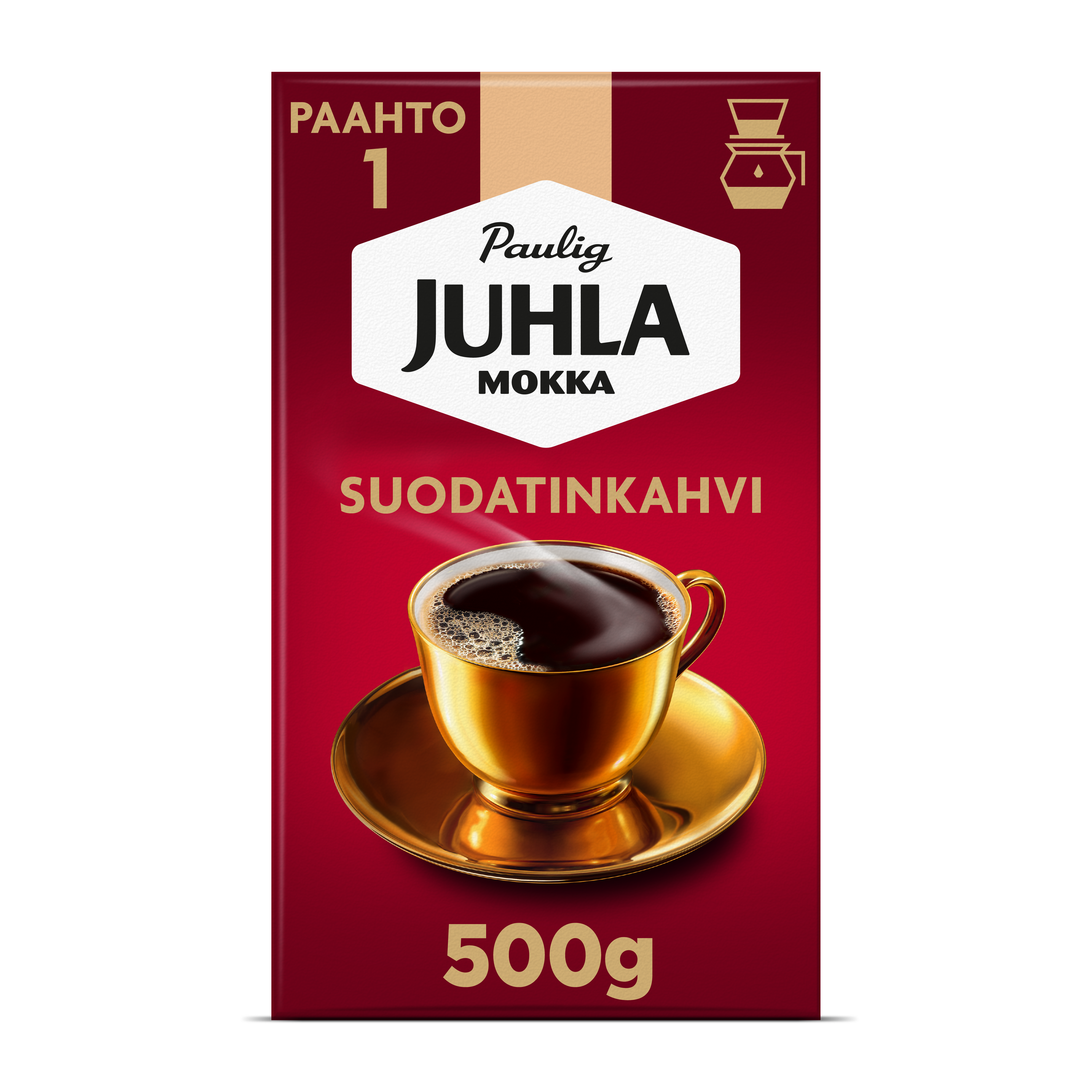 Paulig Juhla Mokka kahvi suodatinjauhatus 500g