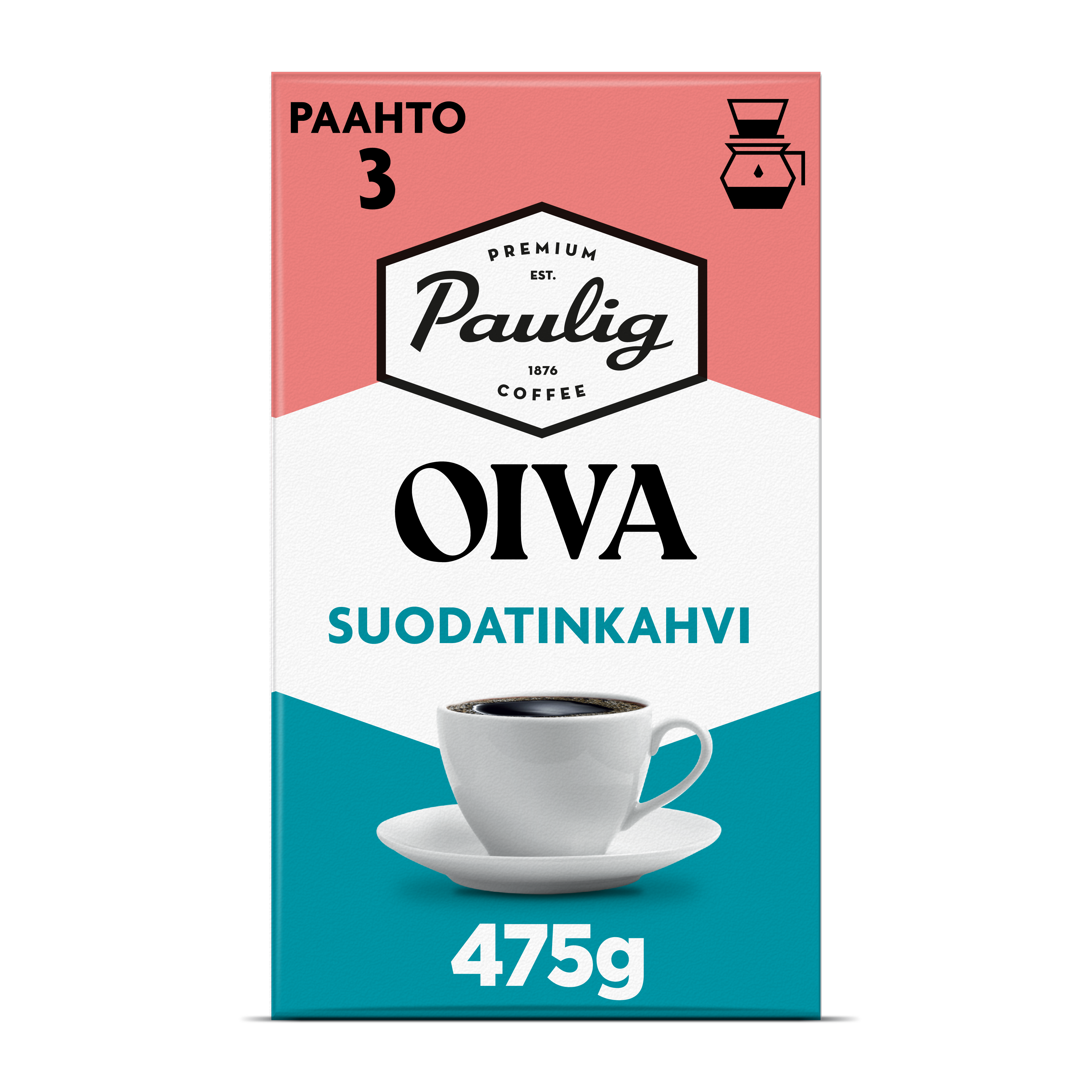Paulig Oiva suodatinjauhettu kahvi 475g