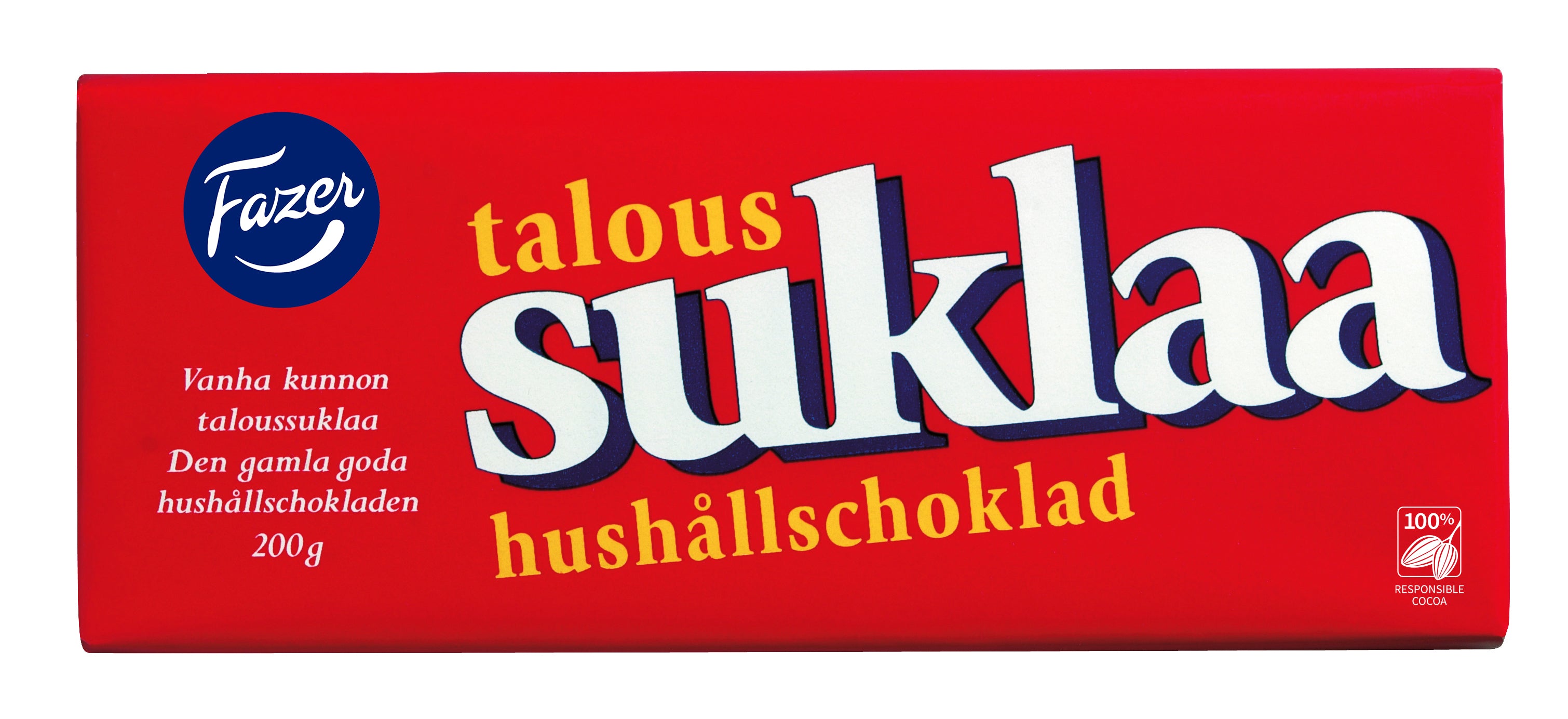 Fazer Taloussuklaa tumma suklaa suklaalevy 200g