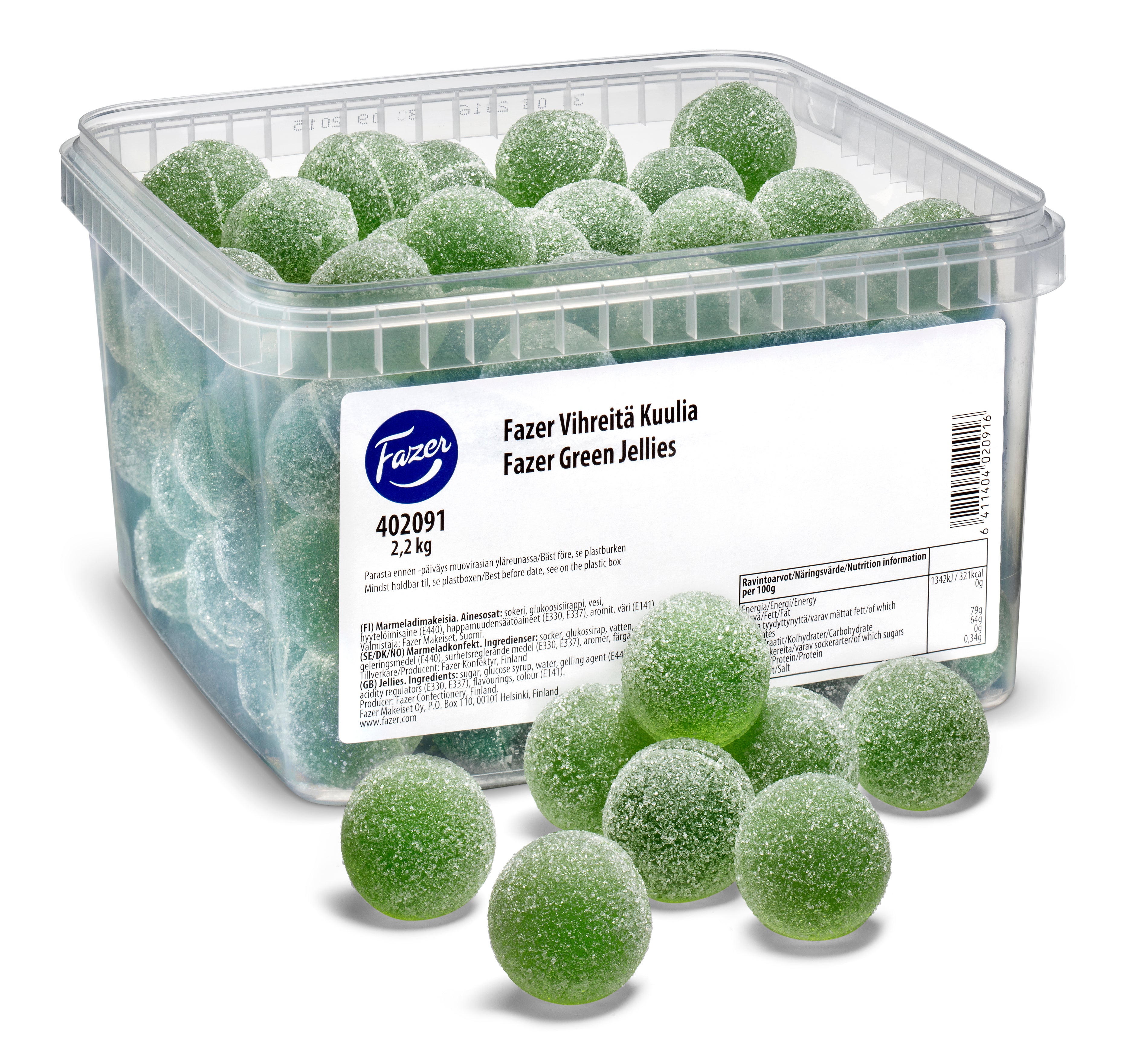 Fazer Vihreä kuula marmeladi 2,2kg