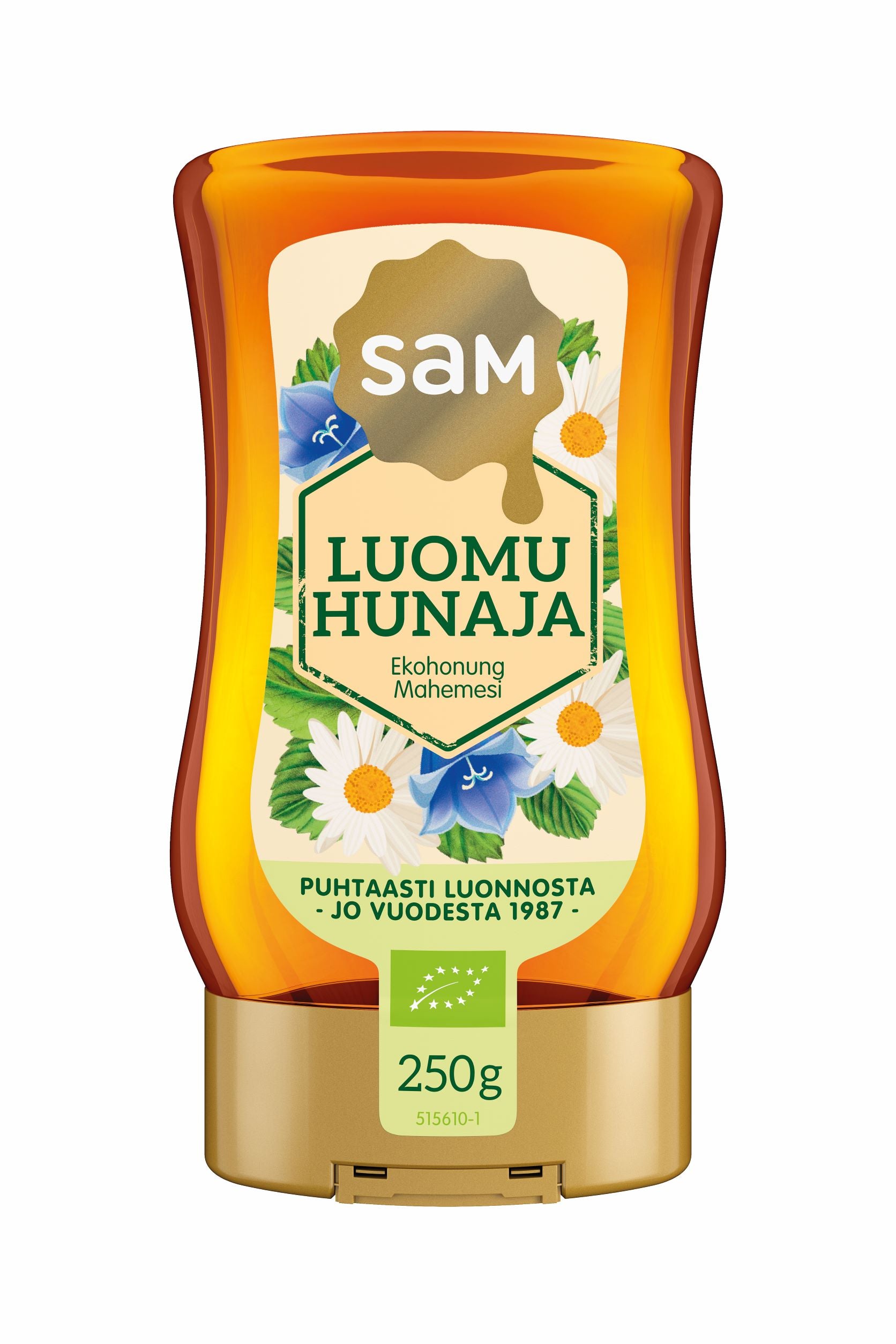 Hunajainen SAM Luomuhunaja 250g