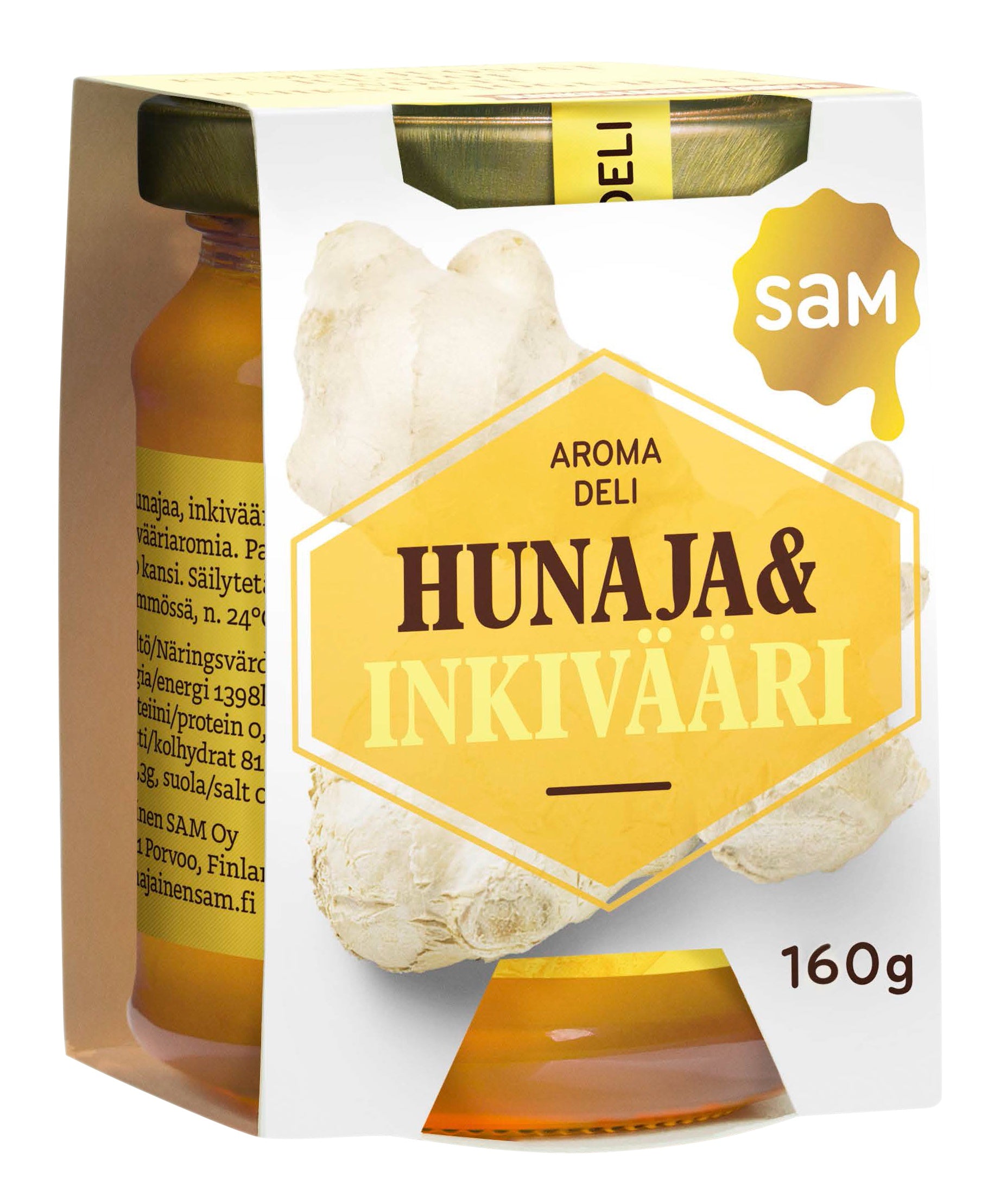 Hunajainen SAM Hunaja&amp;Inkivääri 160g