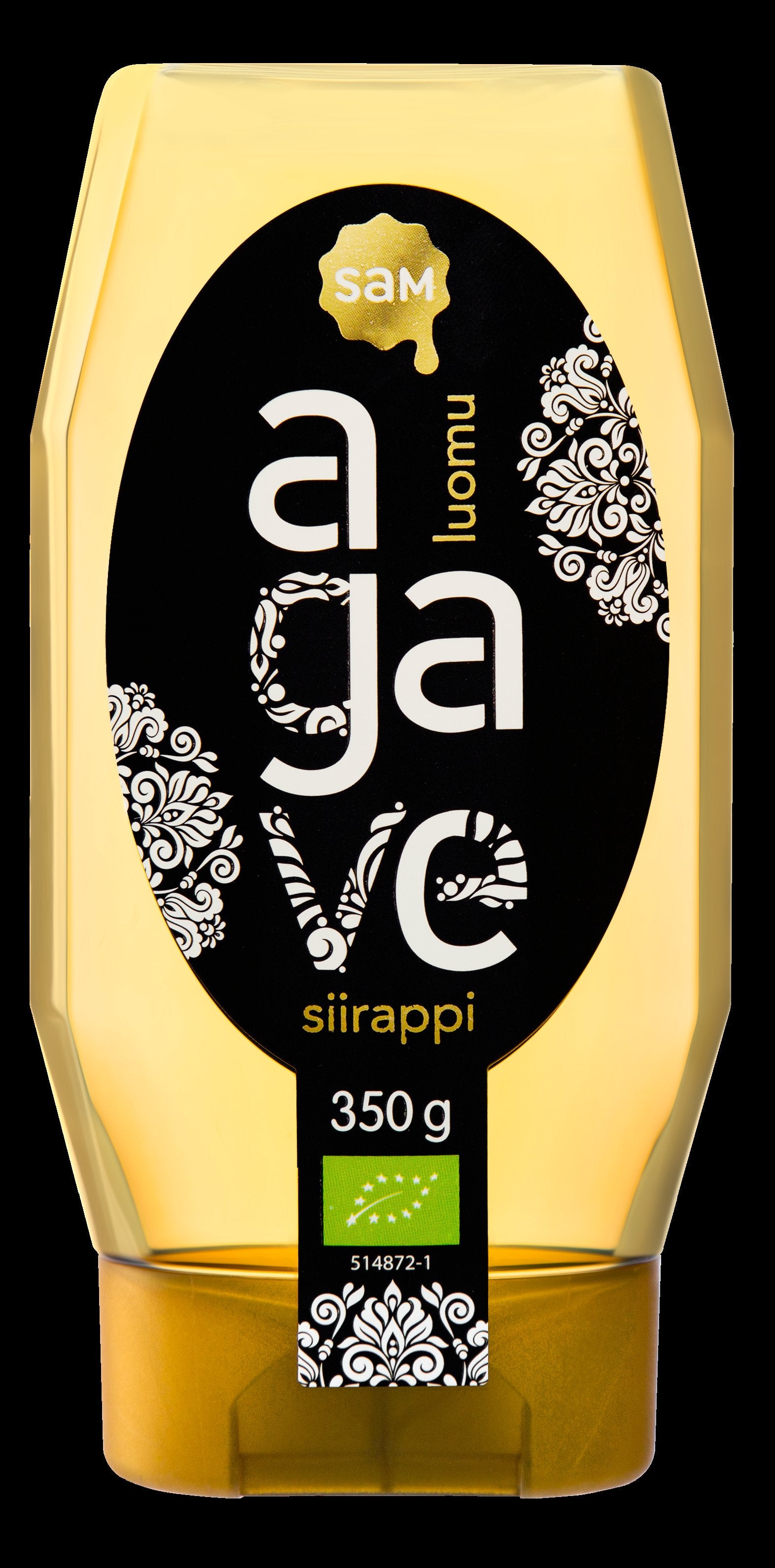 Hunajainen SAM Luomu Agavesiirappi 350g