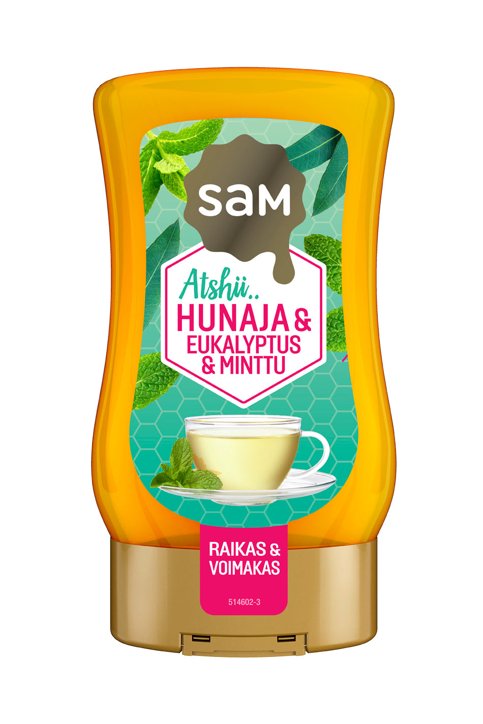 Hunajainen SAM EUKALYPTUS Hunaja&amp;Eukalyptus&amp;Minttu 250g