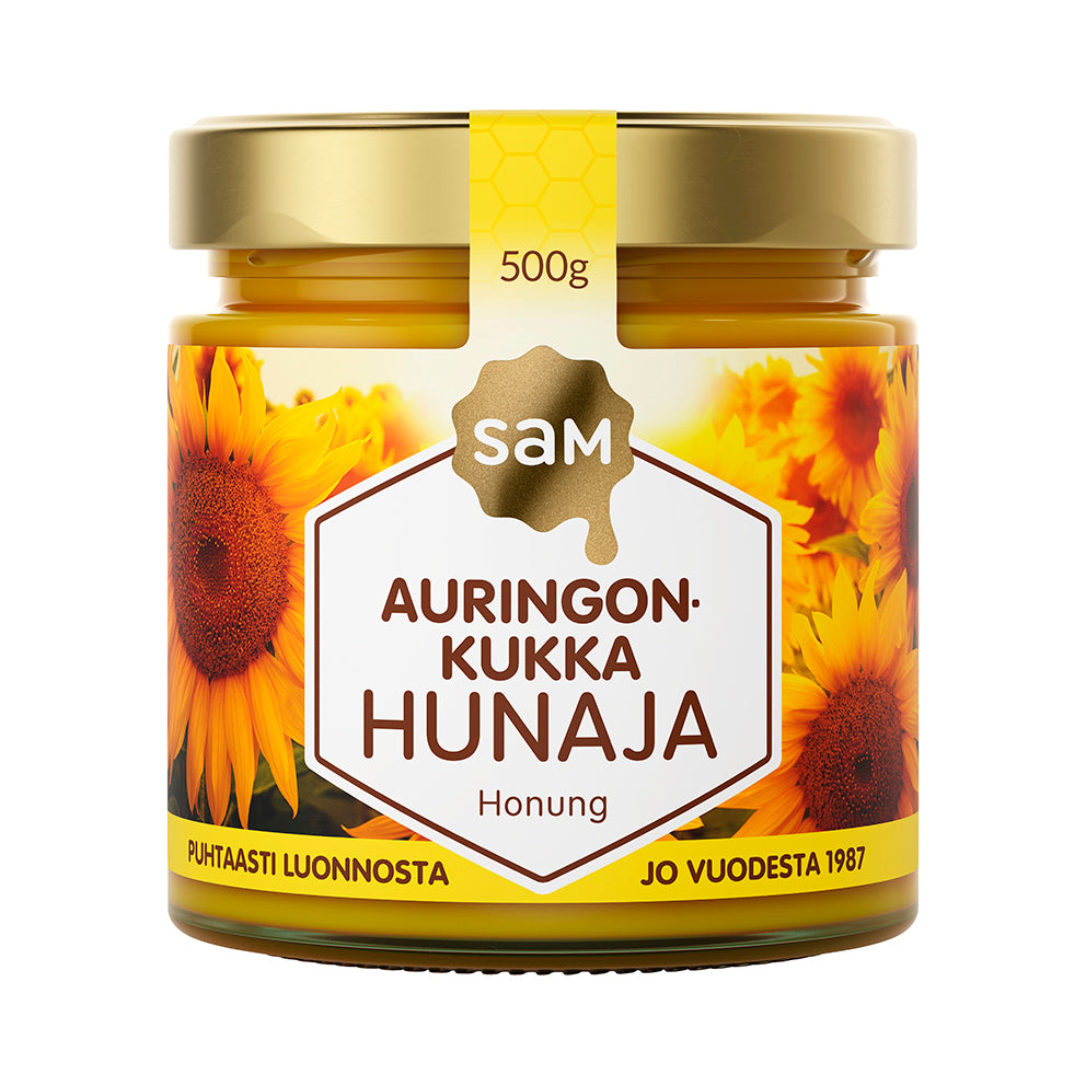 Hunajainen SAM Auringonkukkahunaja 500g