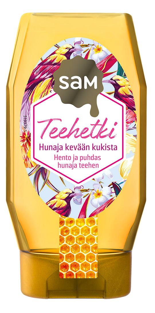 Hunajainen SAM Teehetki Hunaja 350g Kevään kukista
