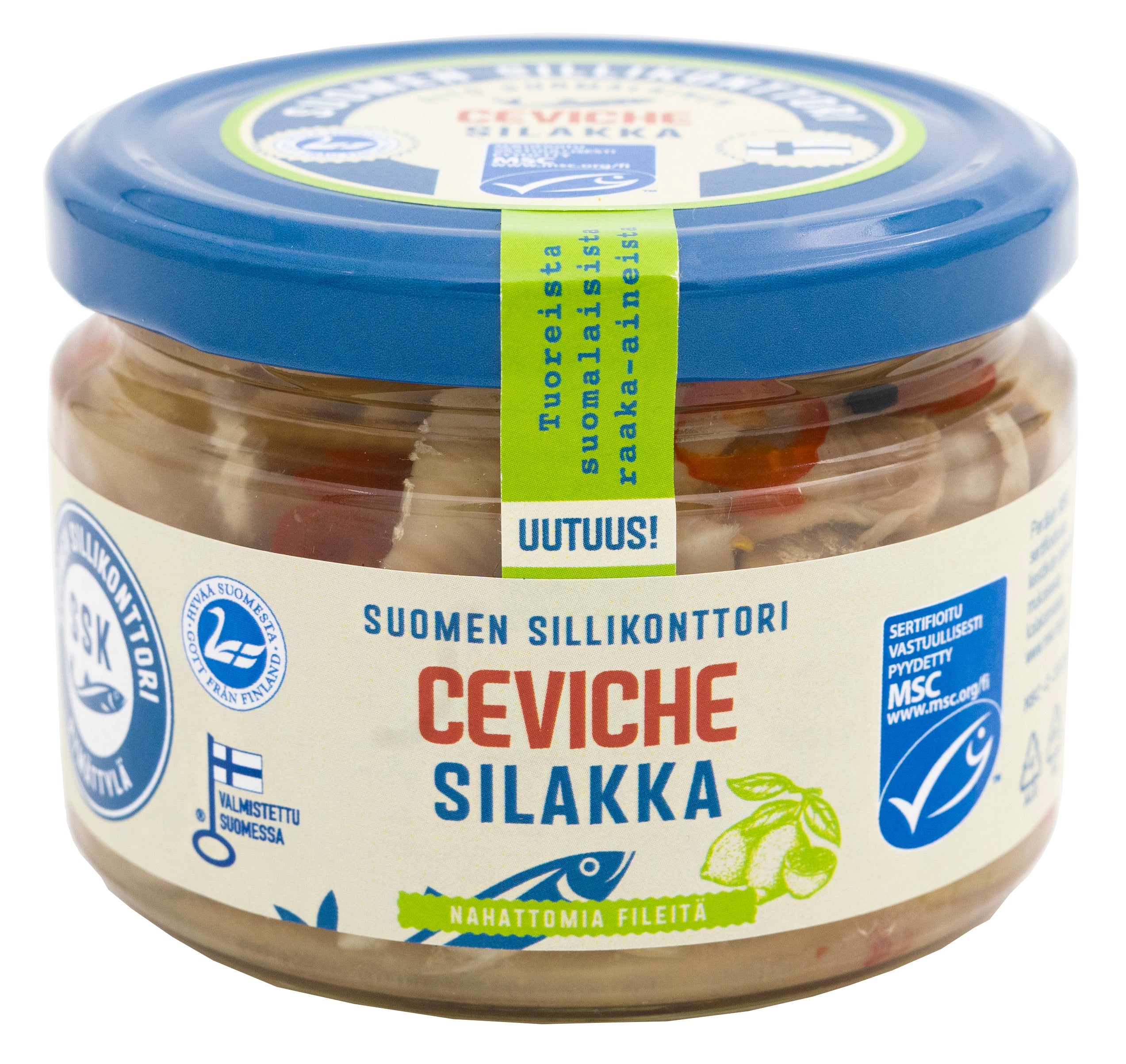 Suomen Sillikonttori Ceviche-silakka 280g / 140g MSC