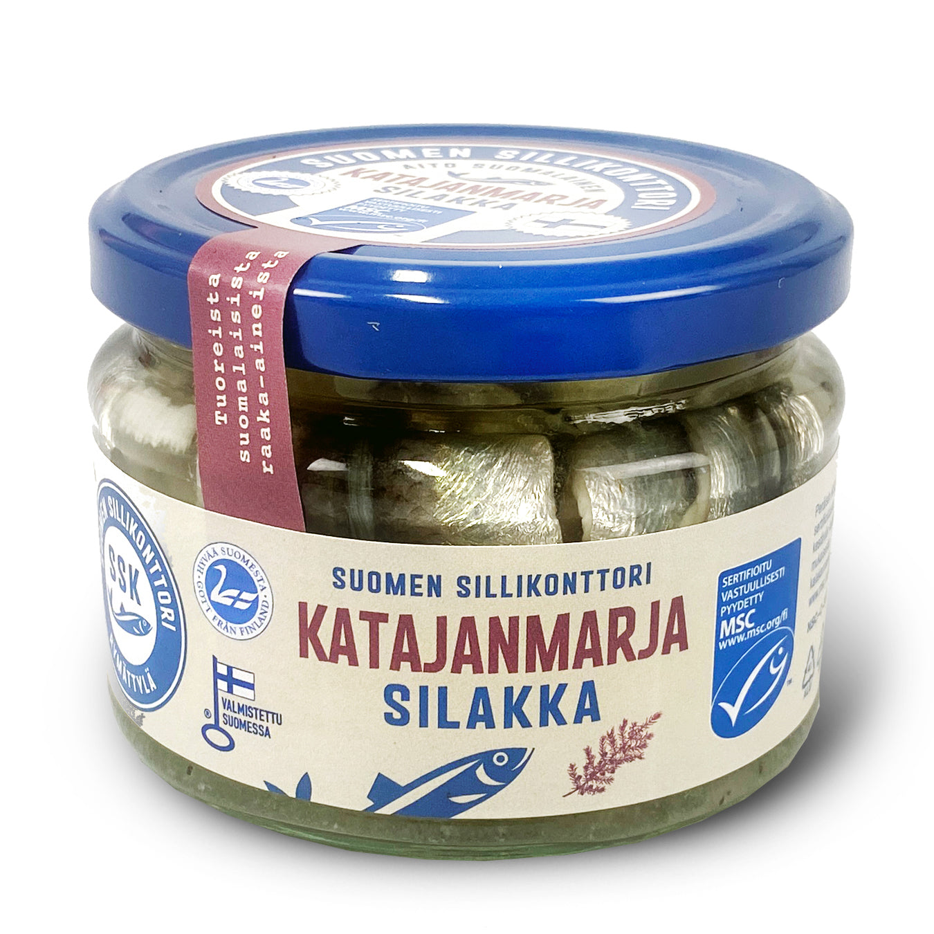 Suomen Sillikonttori katajanmarjasilakkarulla 280g MSC