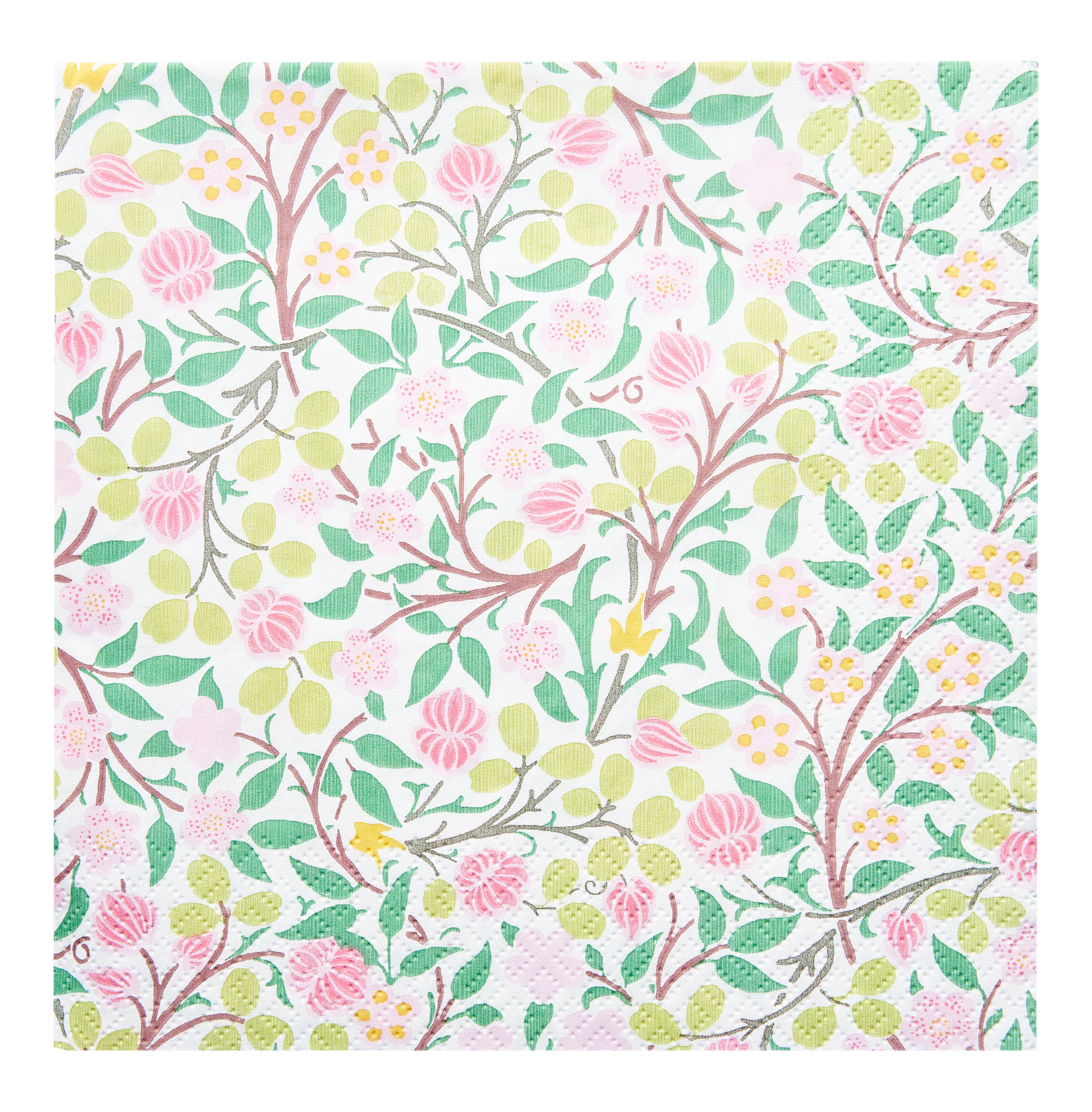 William Morris Clover vaaleanpunainen lautasliina 20kpl/33cm