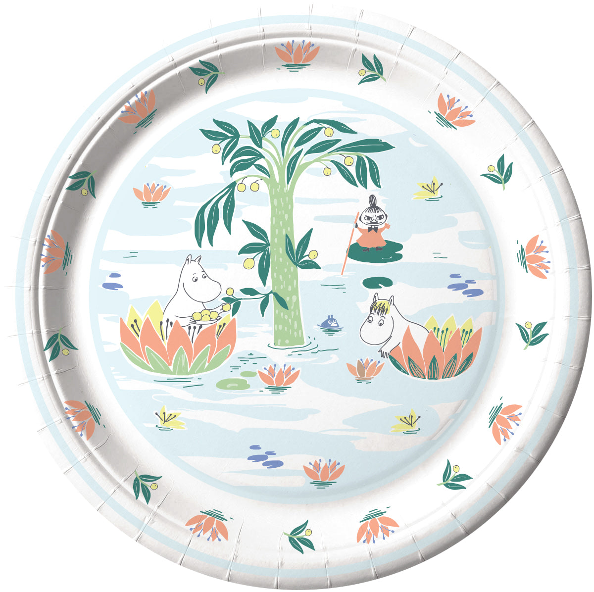 Moomin kartonkilautanen 22cm 10kpl