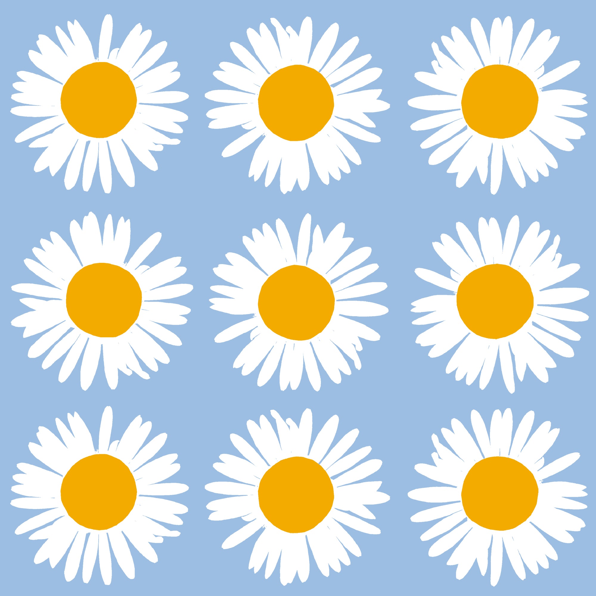 Marimekko Auringonkukka sininen lautasliina 20kpl/33cm