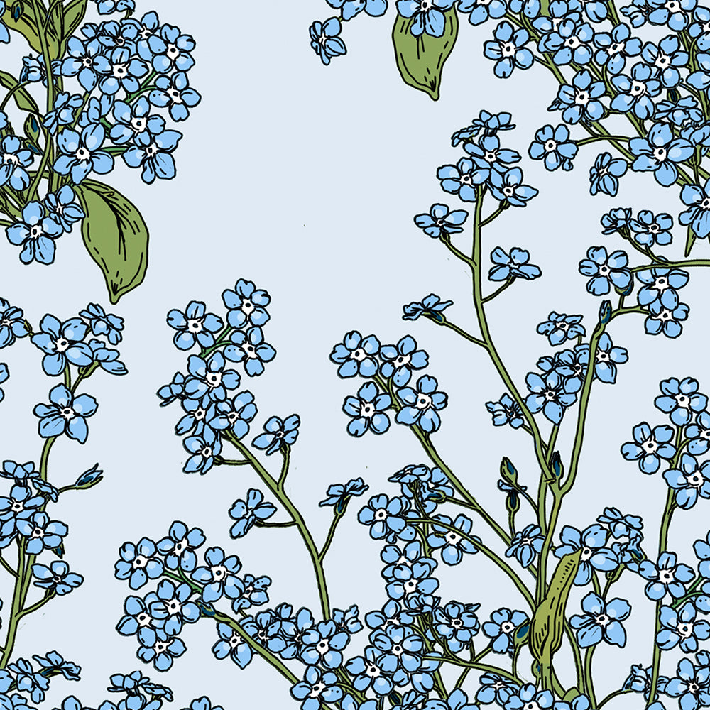 Havi Nuppu tissue lautasliina Lemmikki vaaleansininen 24cm 20kpl