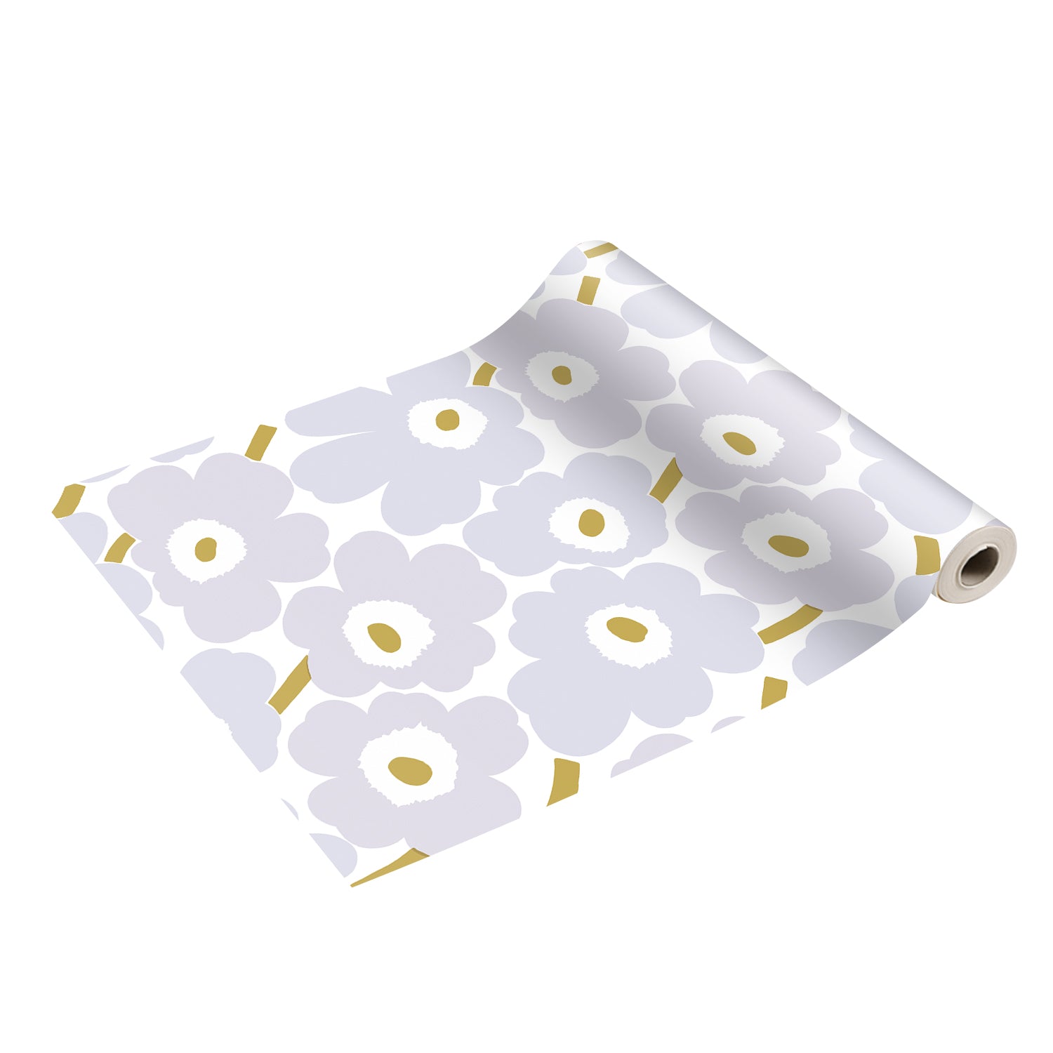 Marimekko Unikko harmaa kaitaliina 1kpl/0,4x4,8m