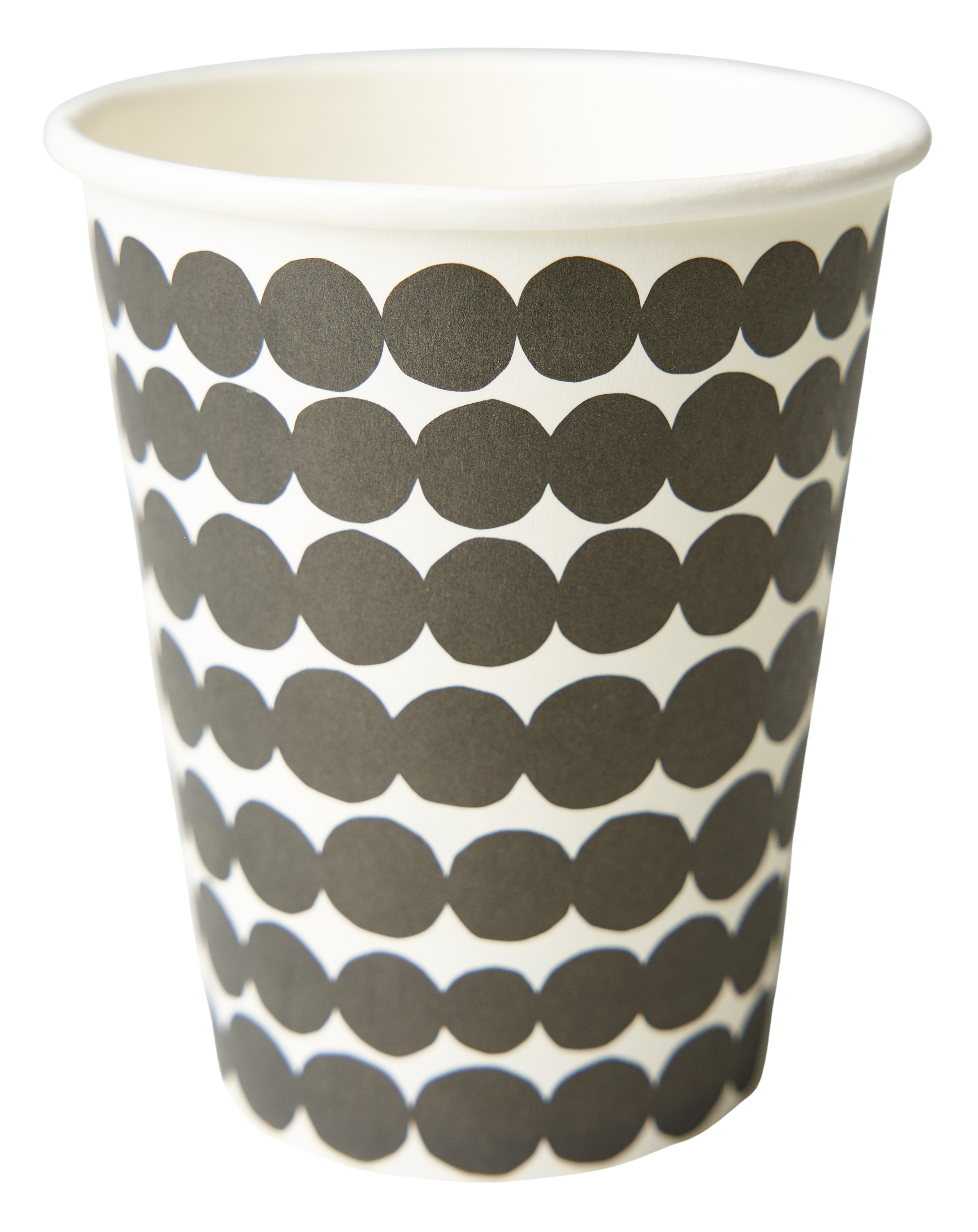 Kuumakuppi 250ml 8x50kpl Marimekko Räsymatto mustavalkoinen FSC