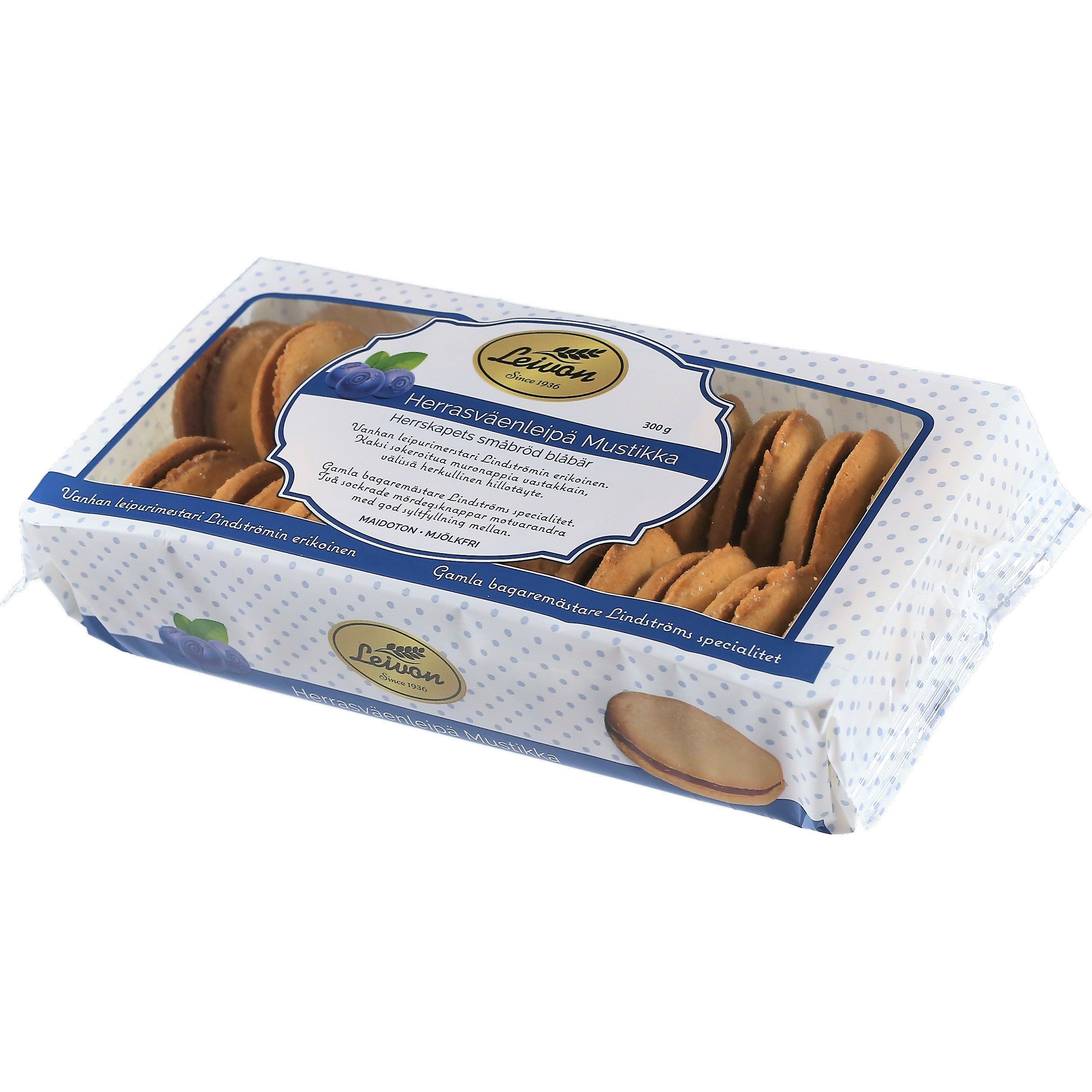 Leivon Herrasväenleipä Mustikka 300g