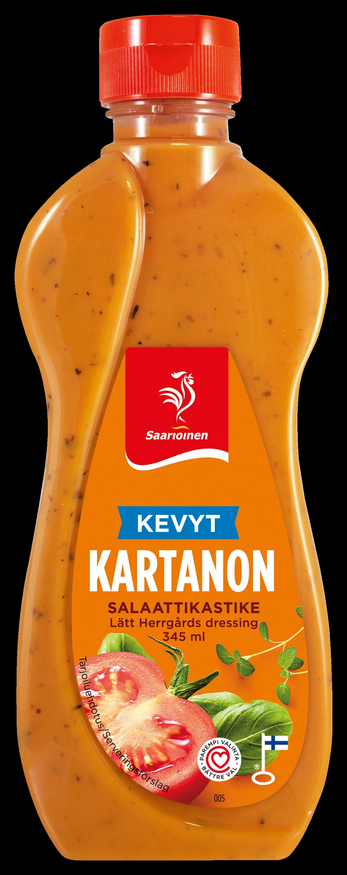 Saarioinen Kevyt Kartanon salaattikastike 345ml