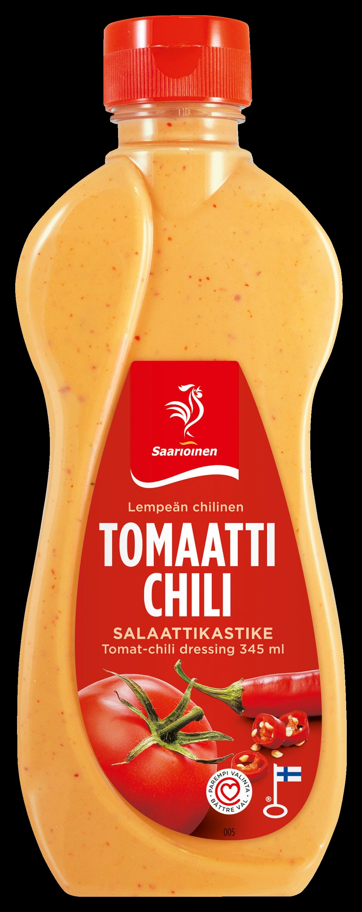 Saarioinen Tomaatti-chili salaattikastike 345ml