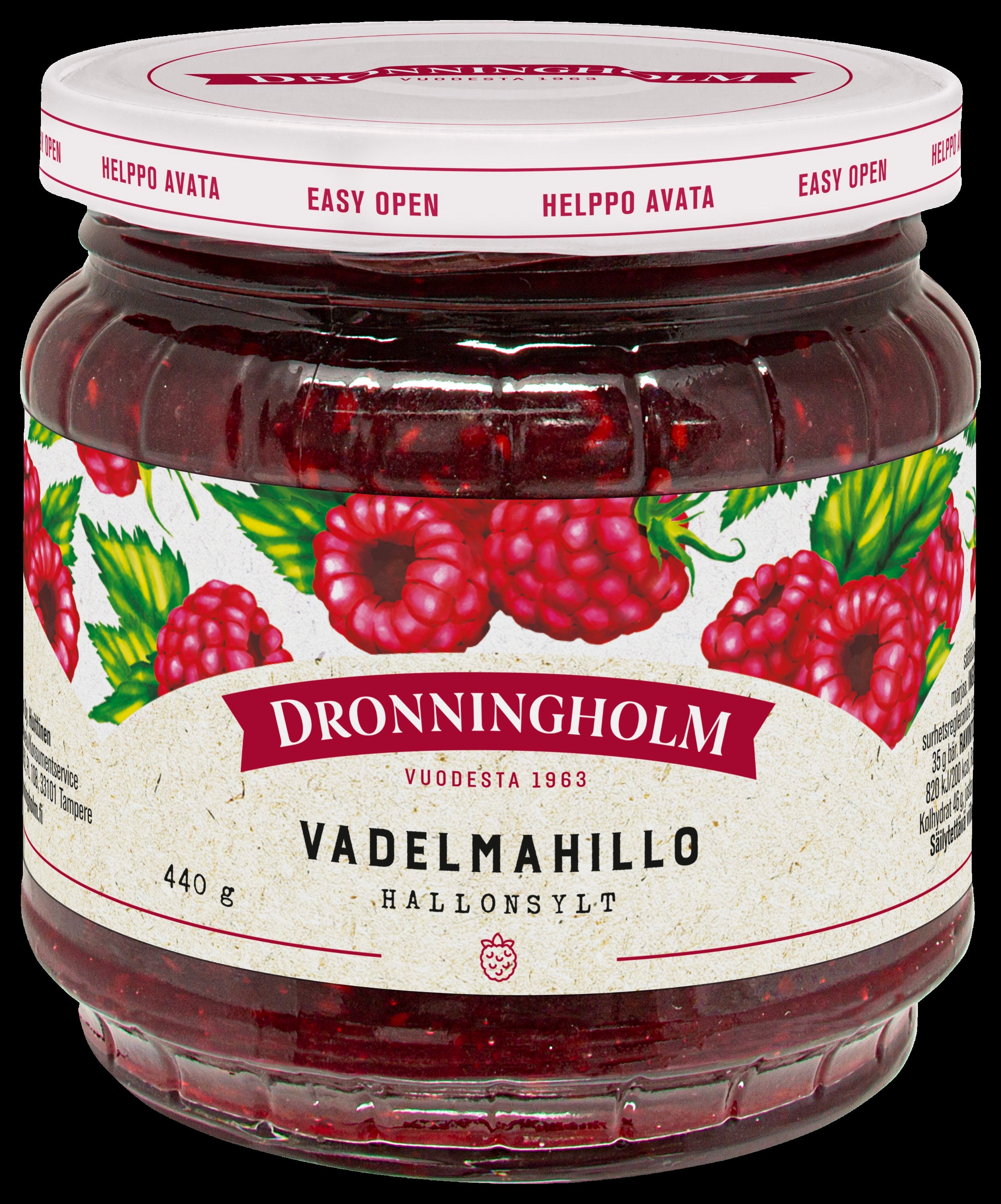 Dronningholm Vadelmahillo 440g
