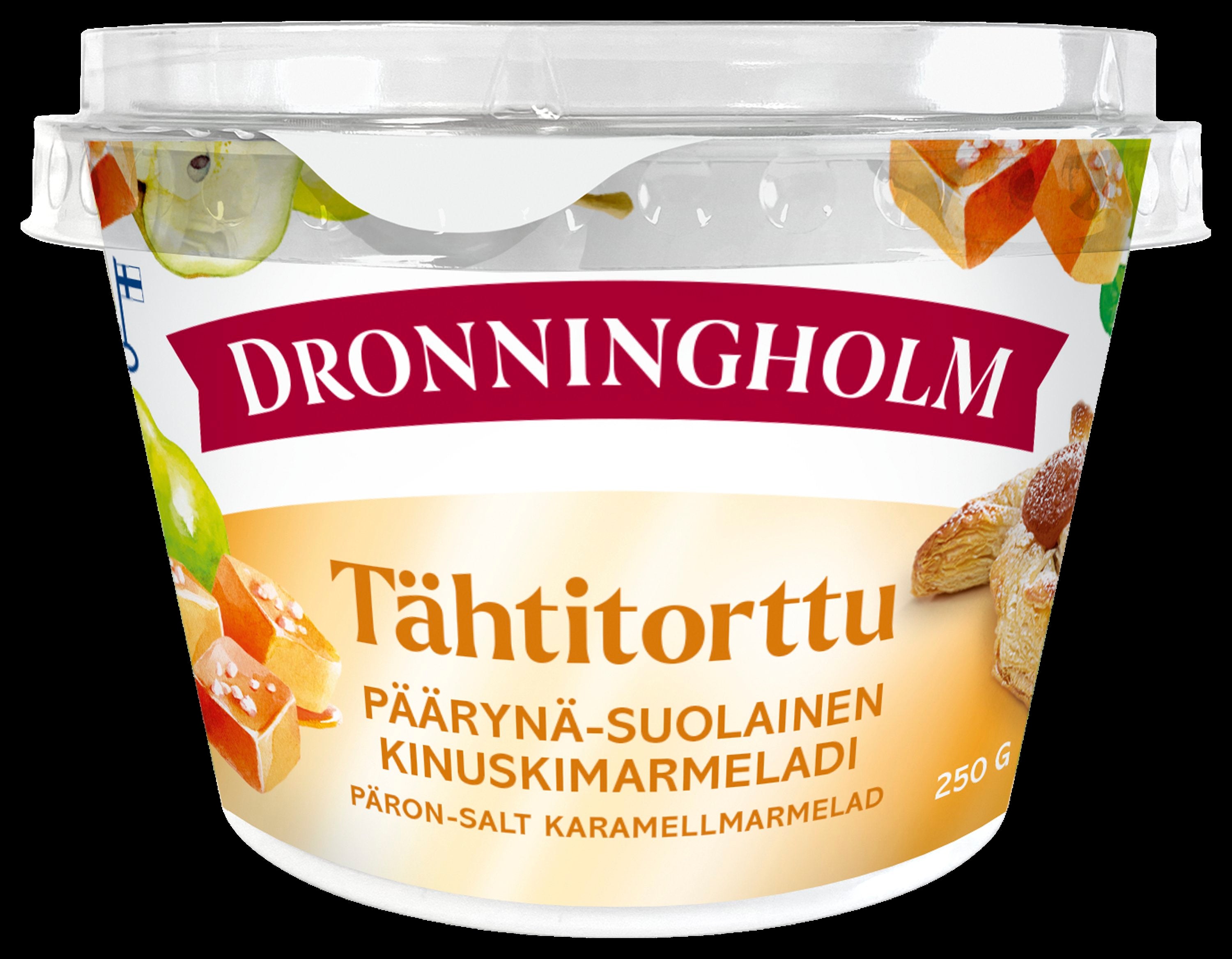 Dronningholm Tähtitorttu Päärynä-suolainen kinuskimarmeladi 250 g