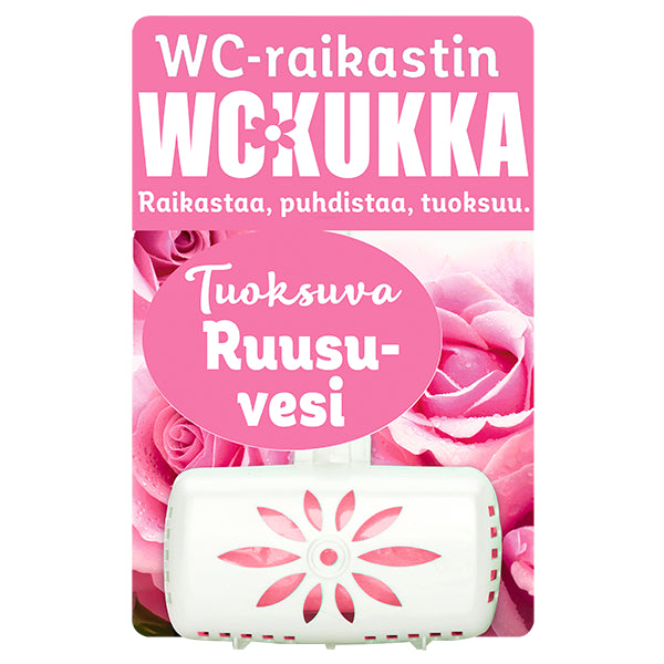 WC Kukka raikastin 50g Ruusuvesi