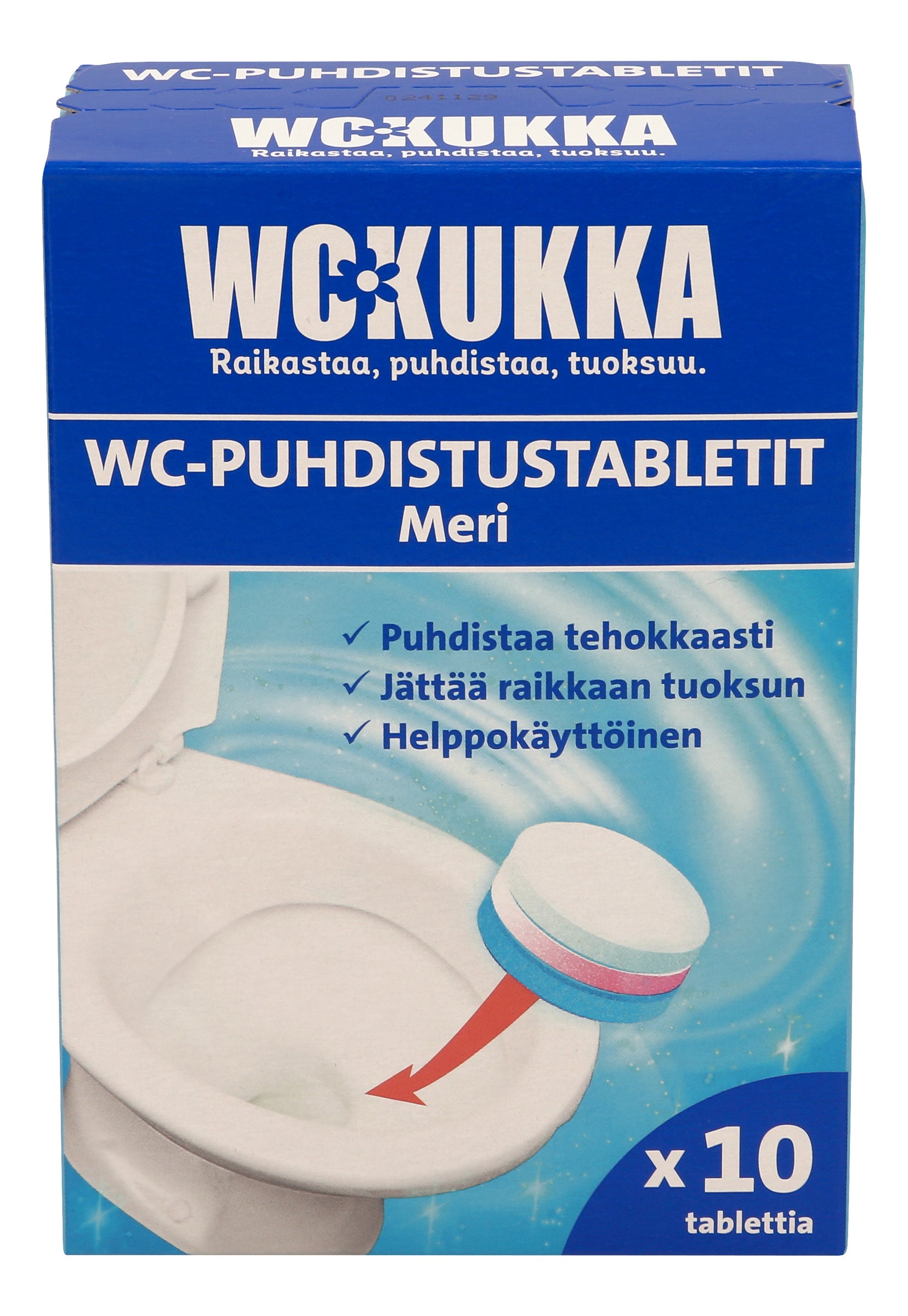 WC Kukka Meri Puhdistustabletti 10x25g