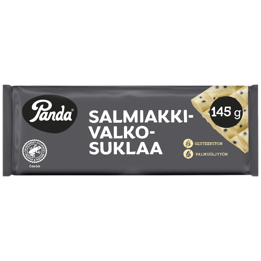 Panda salmiakki valkosuklaalevy 145g