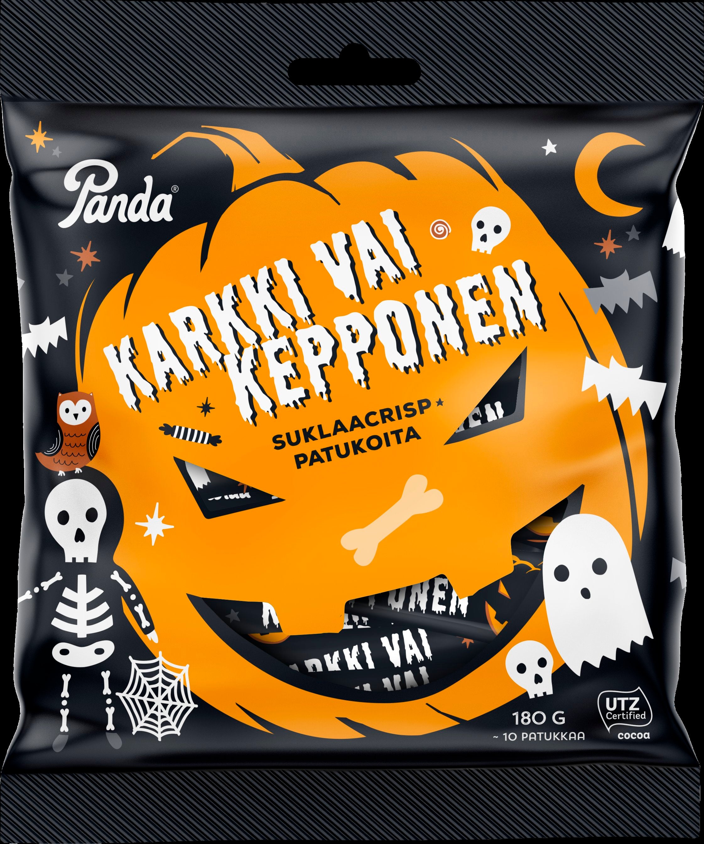 Panda Karkki vai Kepponen suklaacrisppatukka 180g