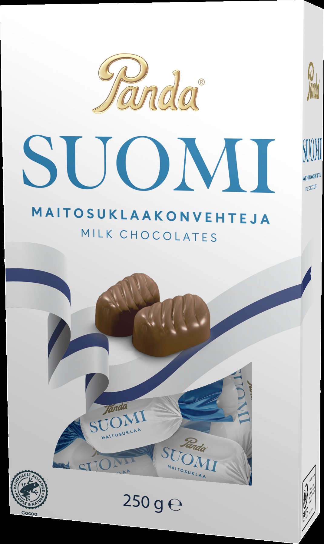 Panda Suomi maitosuklaa konvehti 250g