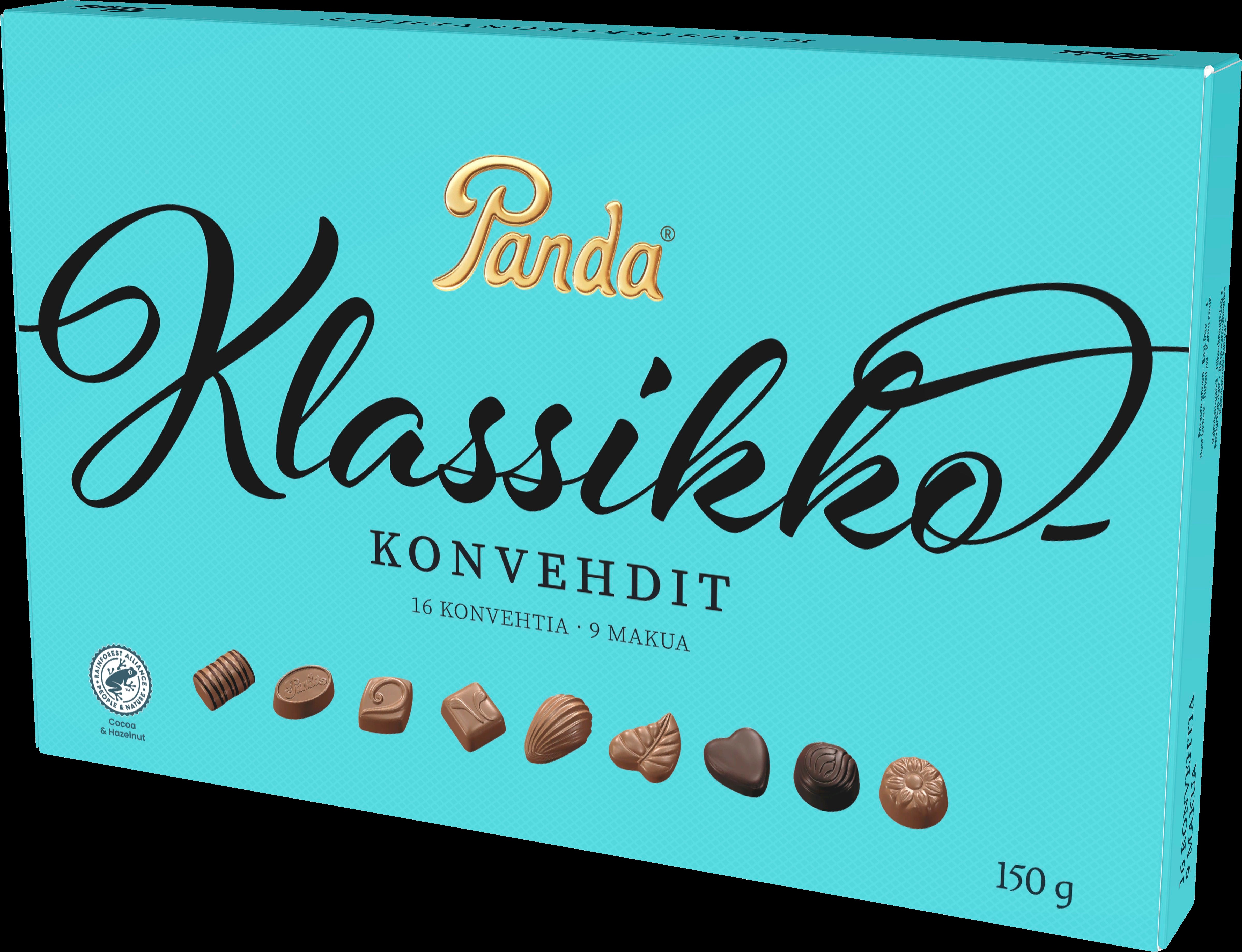 Panda Klassikkokonvehdit 150g