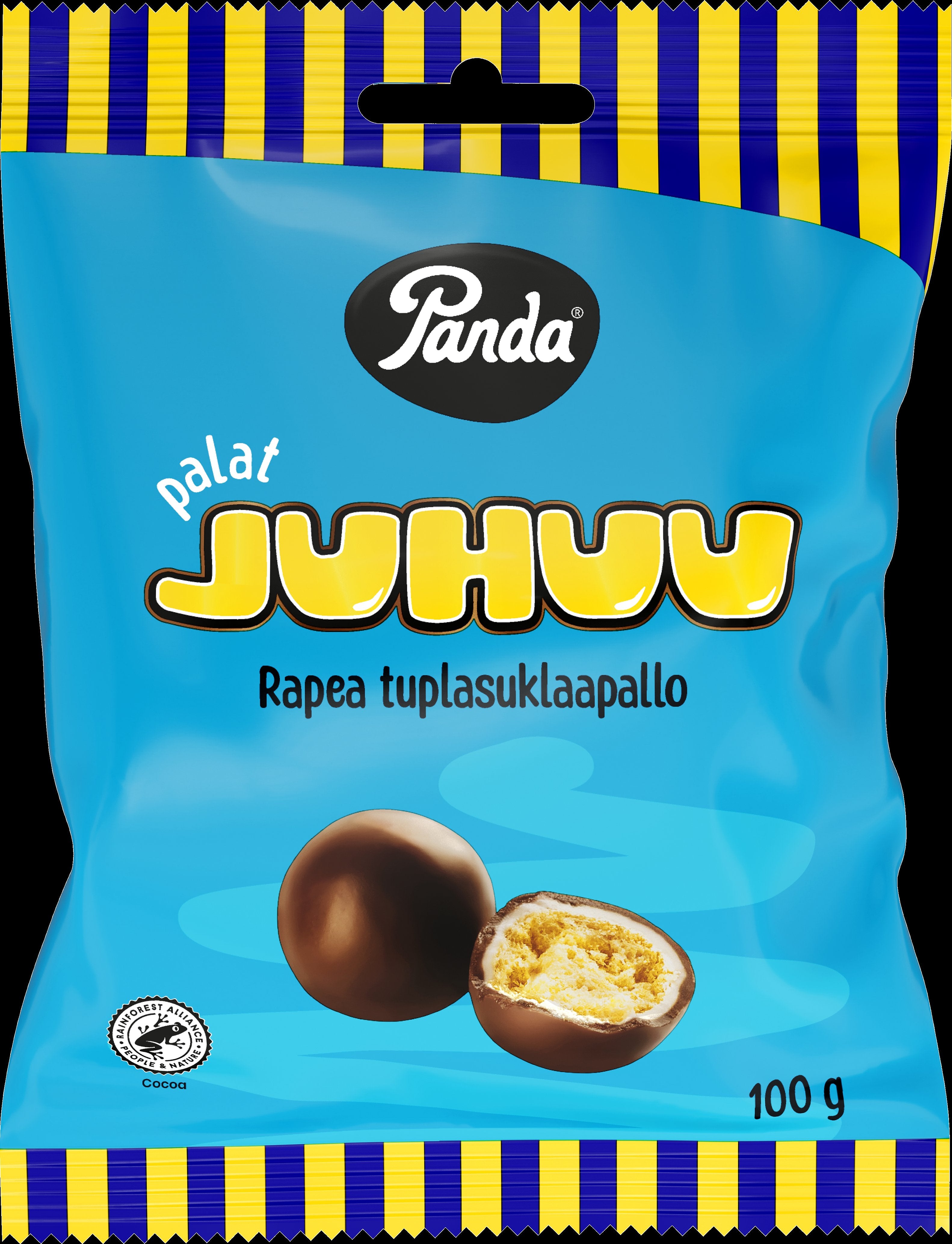 Panda Palat Juhuu rapea tuplasuklaapallo 100g