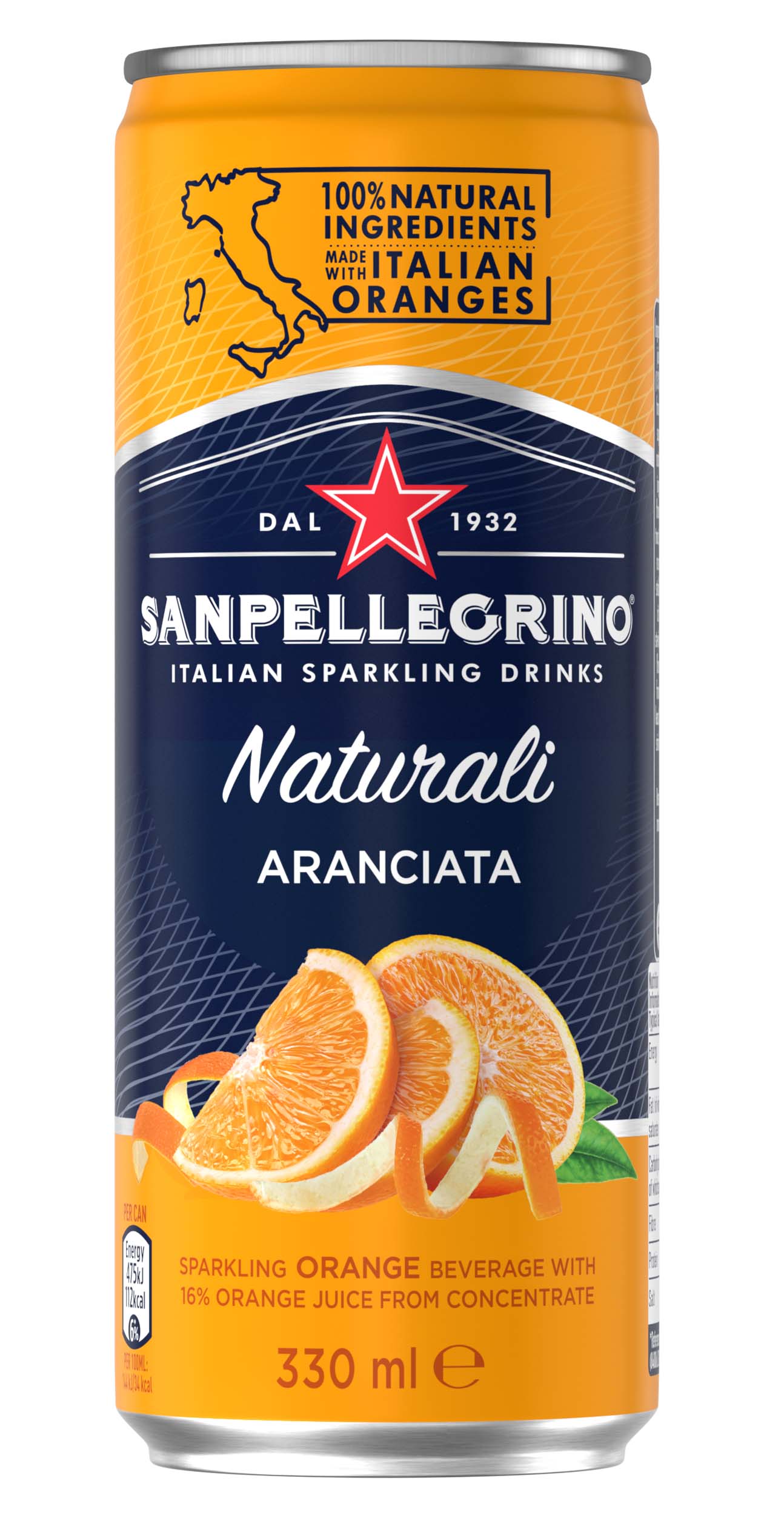 San Pellegrino Naturali Aranciata 33cl