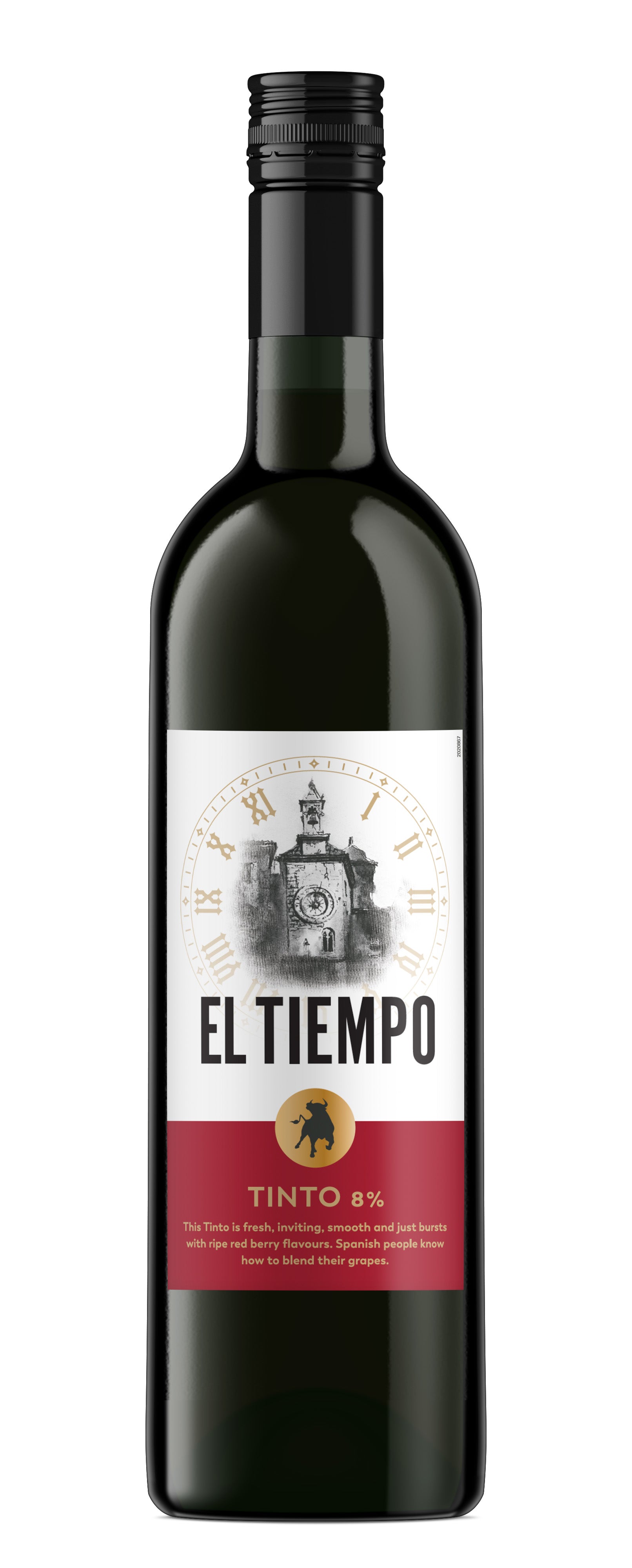 El Tiempo Tinto 8 til-% 75cl plo