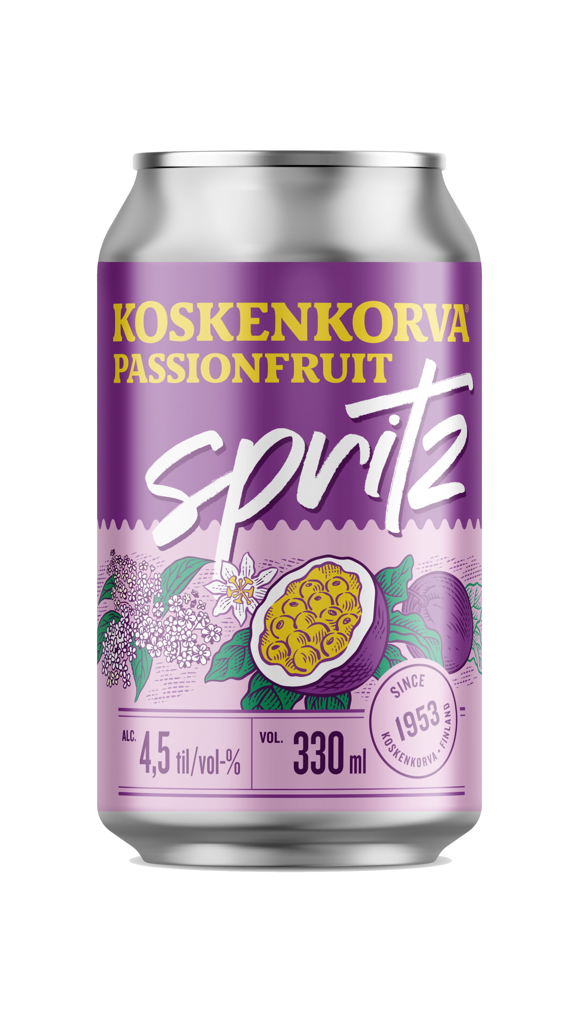 Koskenkorva Spiritz Passionfruit 4,5% 33cl CAN
