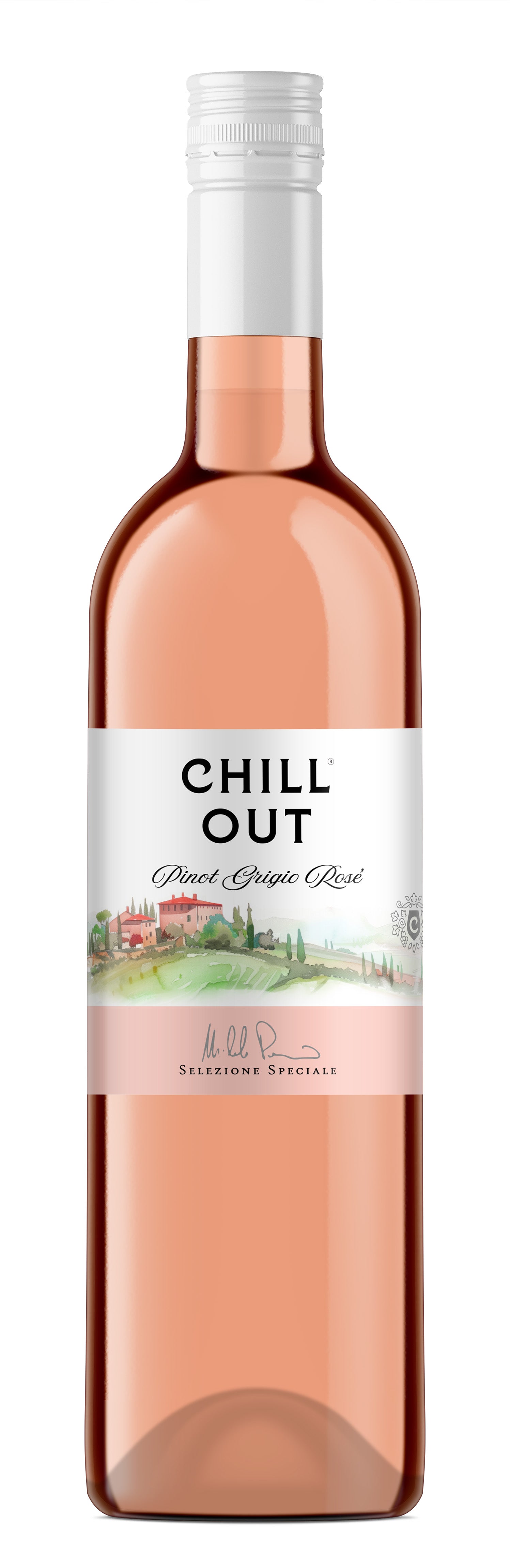 Chill Out Pinot Grigio Rose 8 til-% 75cl plo