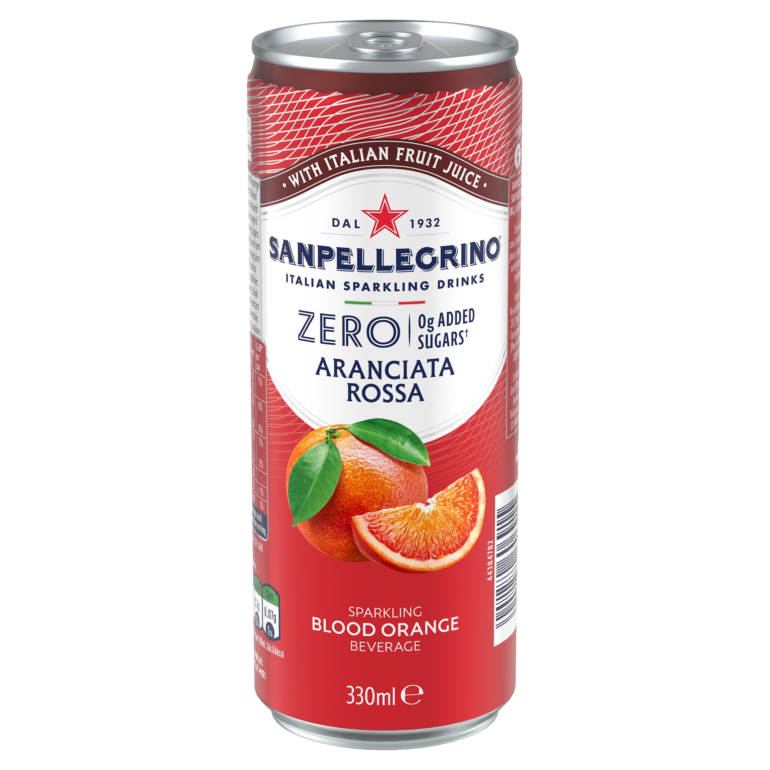 SanPellegrino Zero Aranciata Rossa 33cl CAN