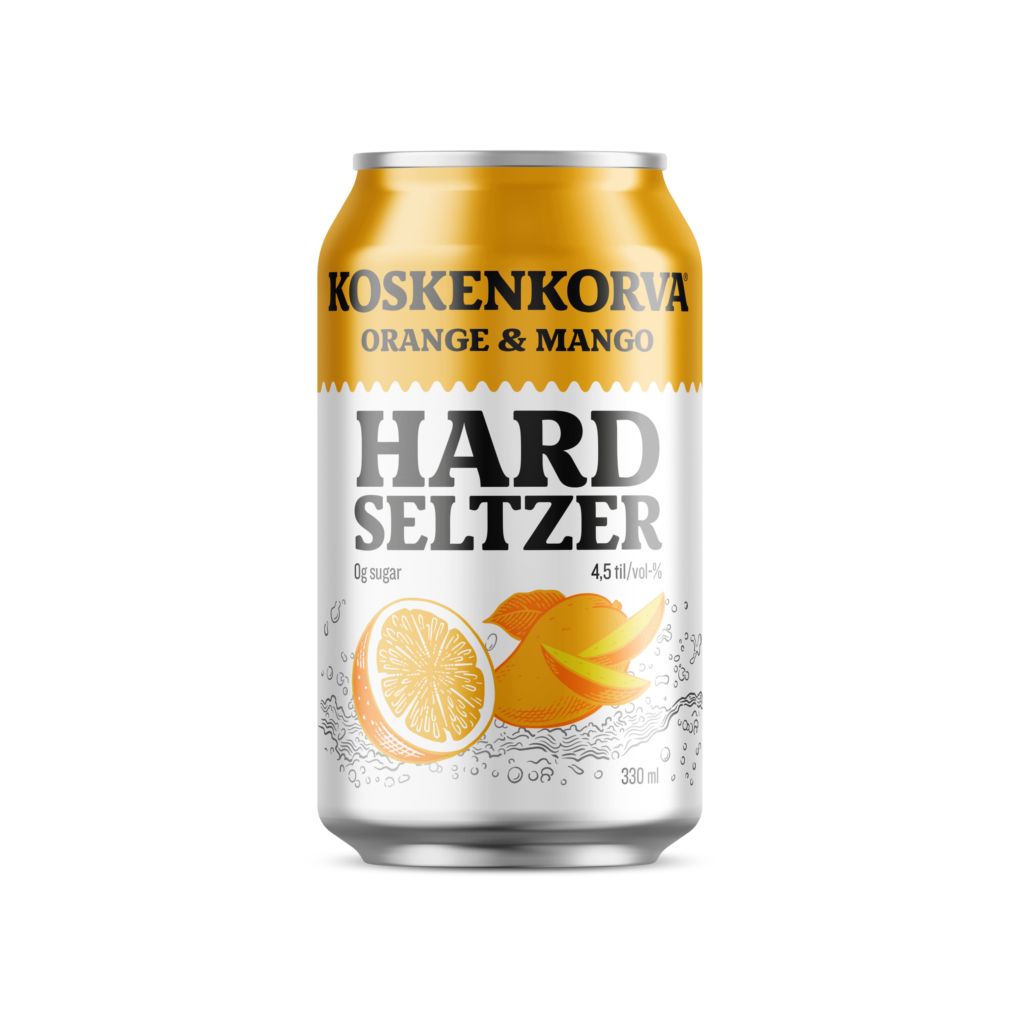 Koskenkorva Hard Seltzer Orange Mango 4,5% 33cl CAN