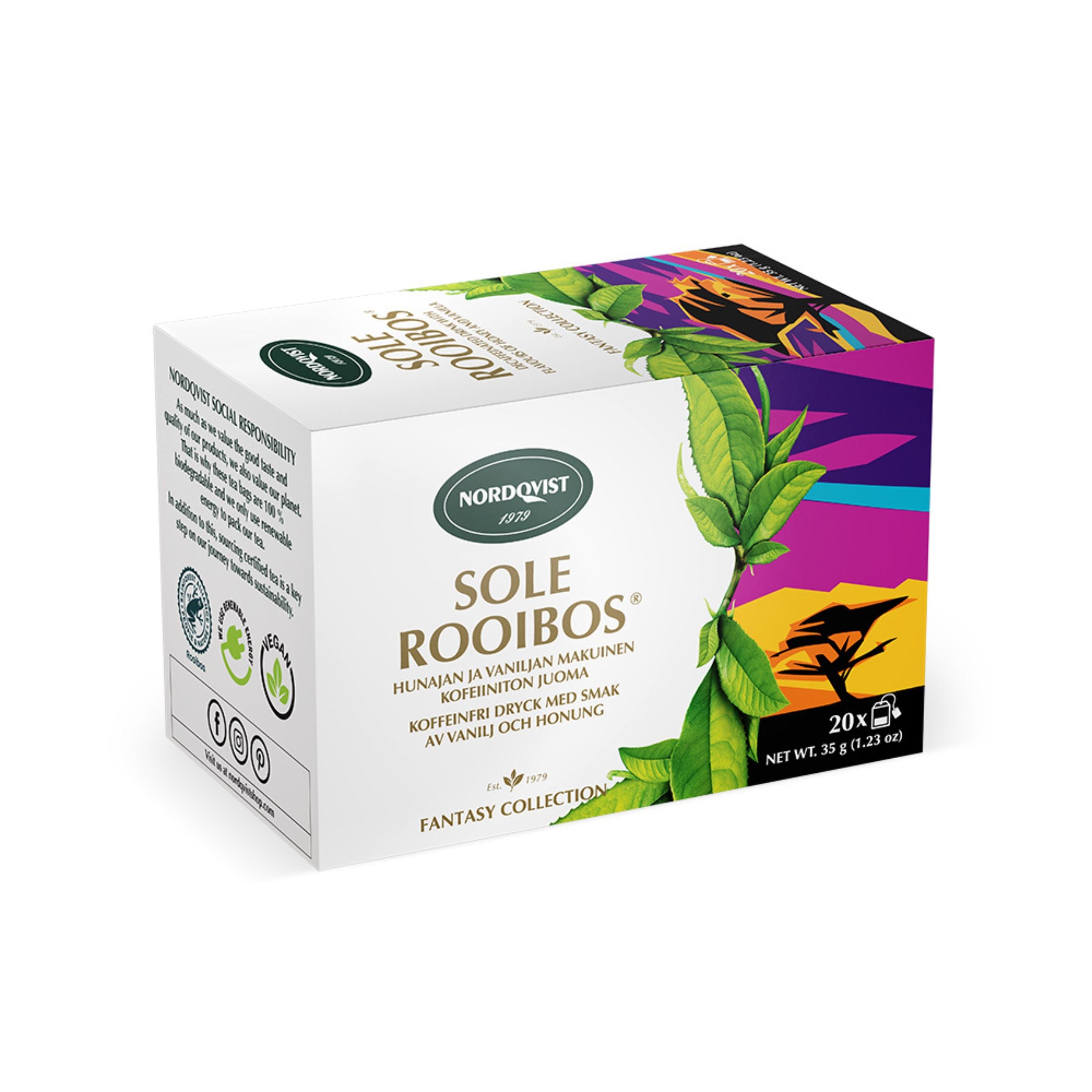 Nordqvist Sole Rooibos 20x1,75g RFA