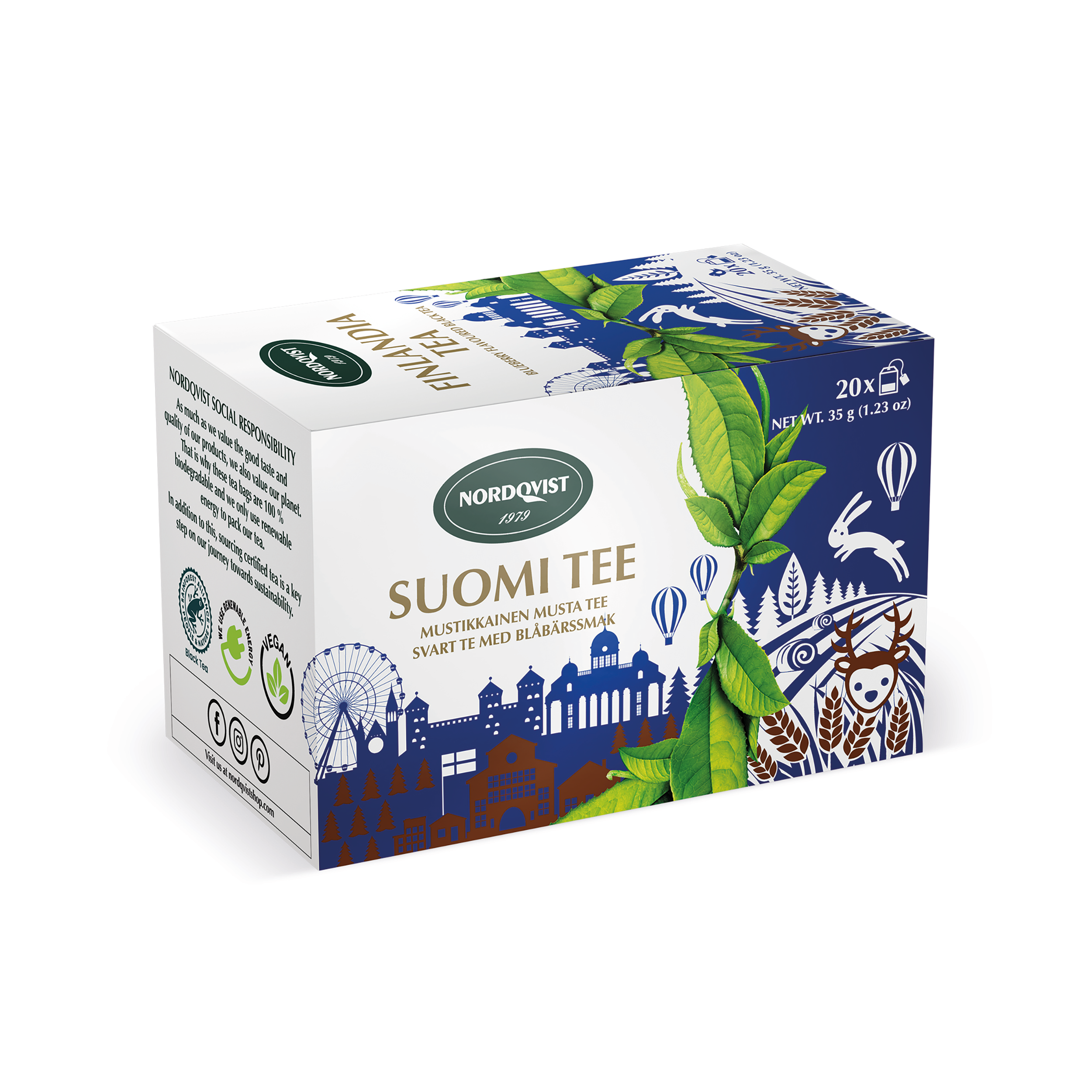 Nordqvist Suomi tee 20 x 1,75 g RFA