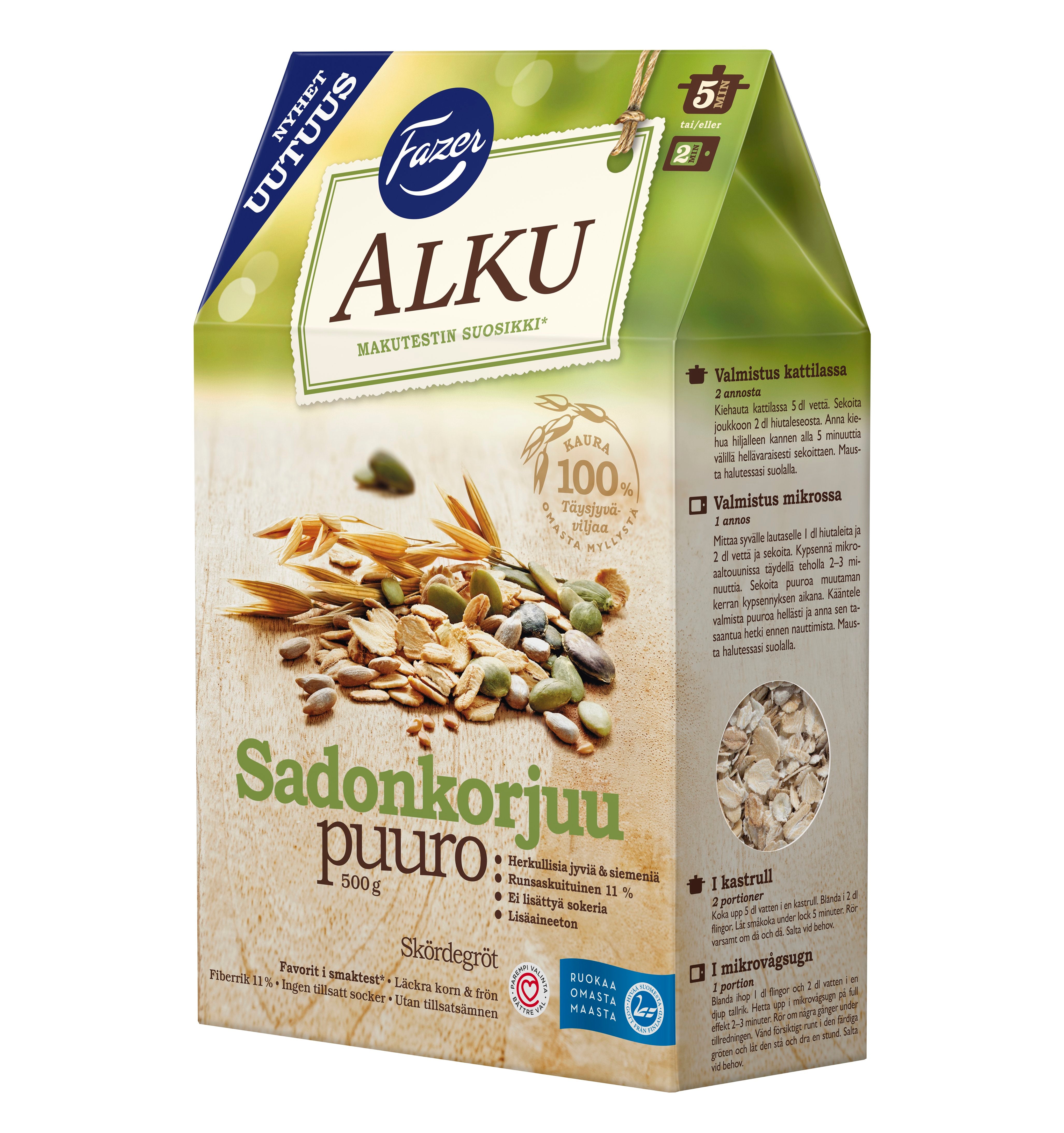 Fazer Alku Sadonkorjuupuuro 500 g